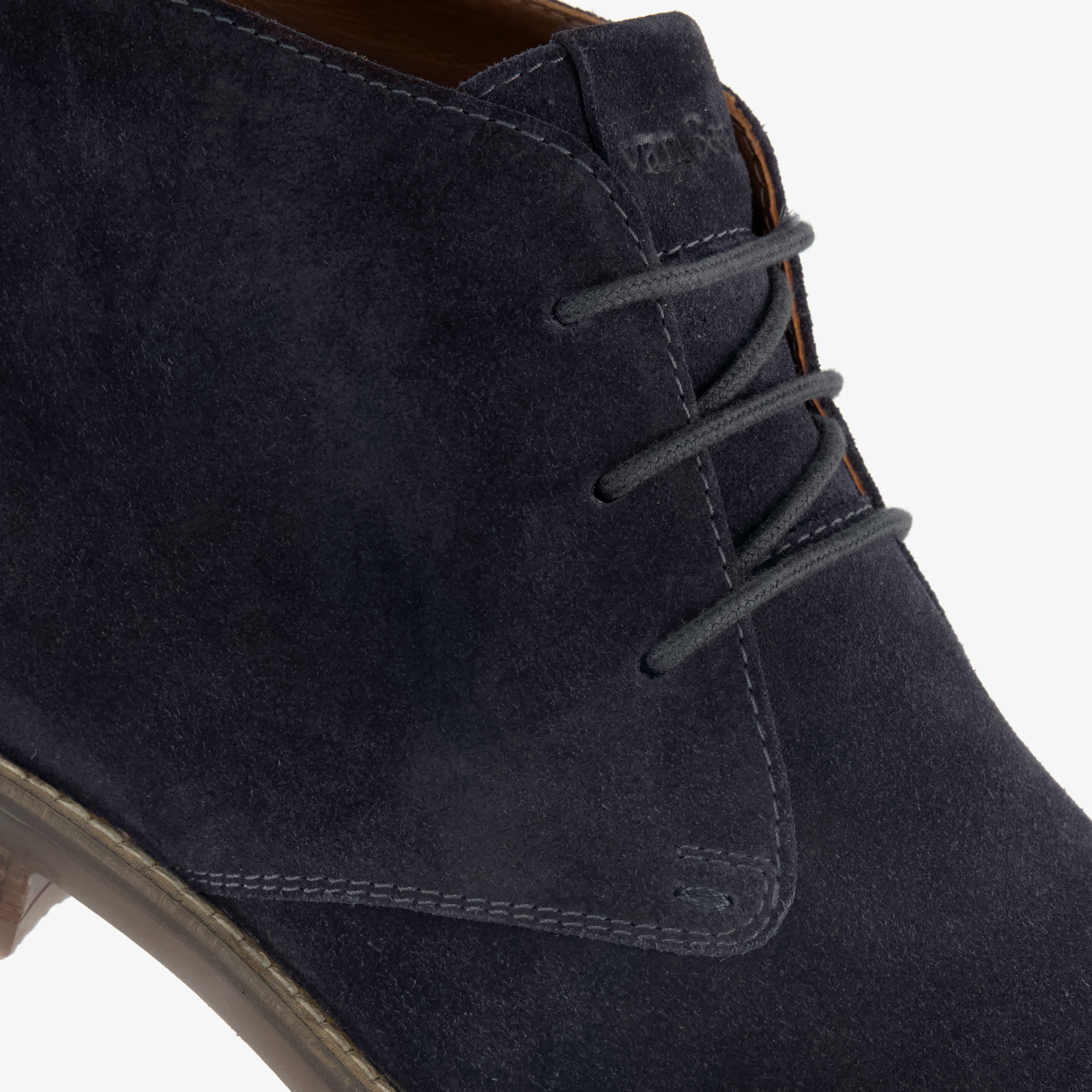 Van Beer leren heren veterschoenen blauw – foto 4