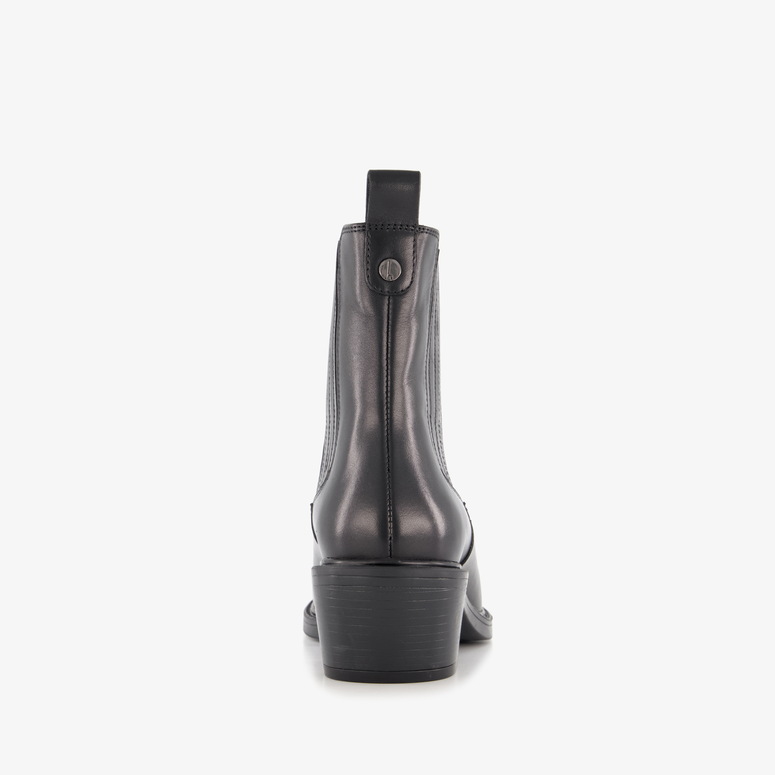 Harper leren dames Chelsea boots met hak zwart – foto 2