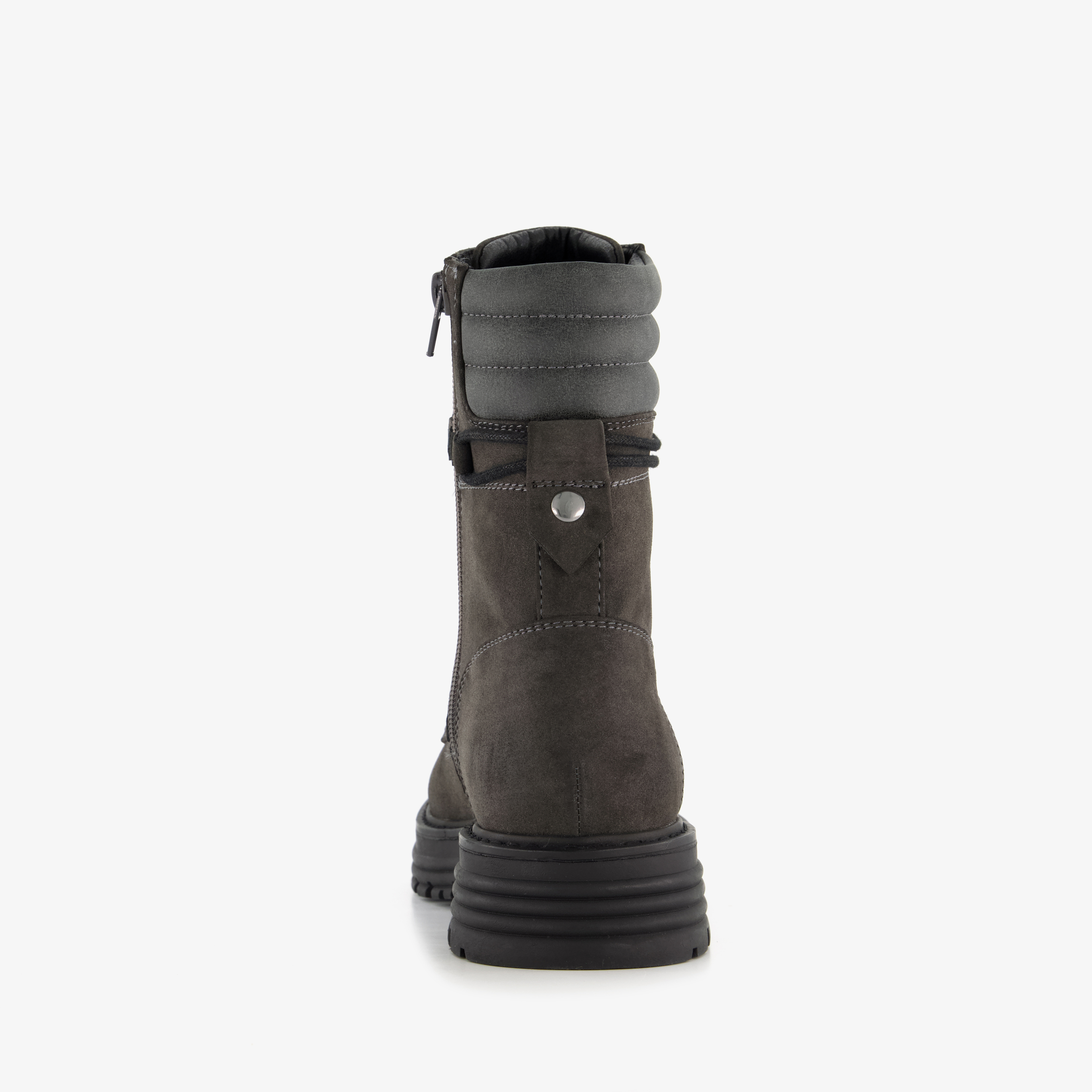 Blue Box dames veterboots antraciet – foto 2