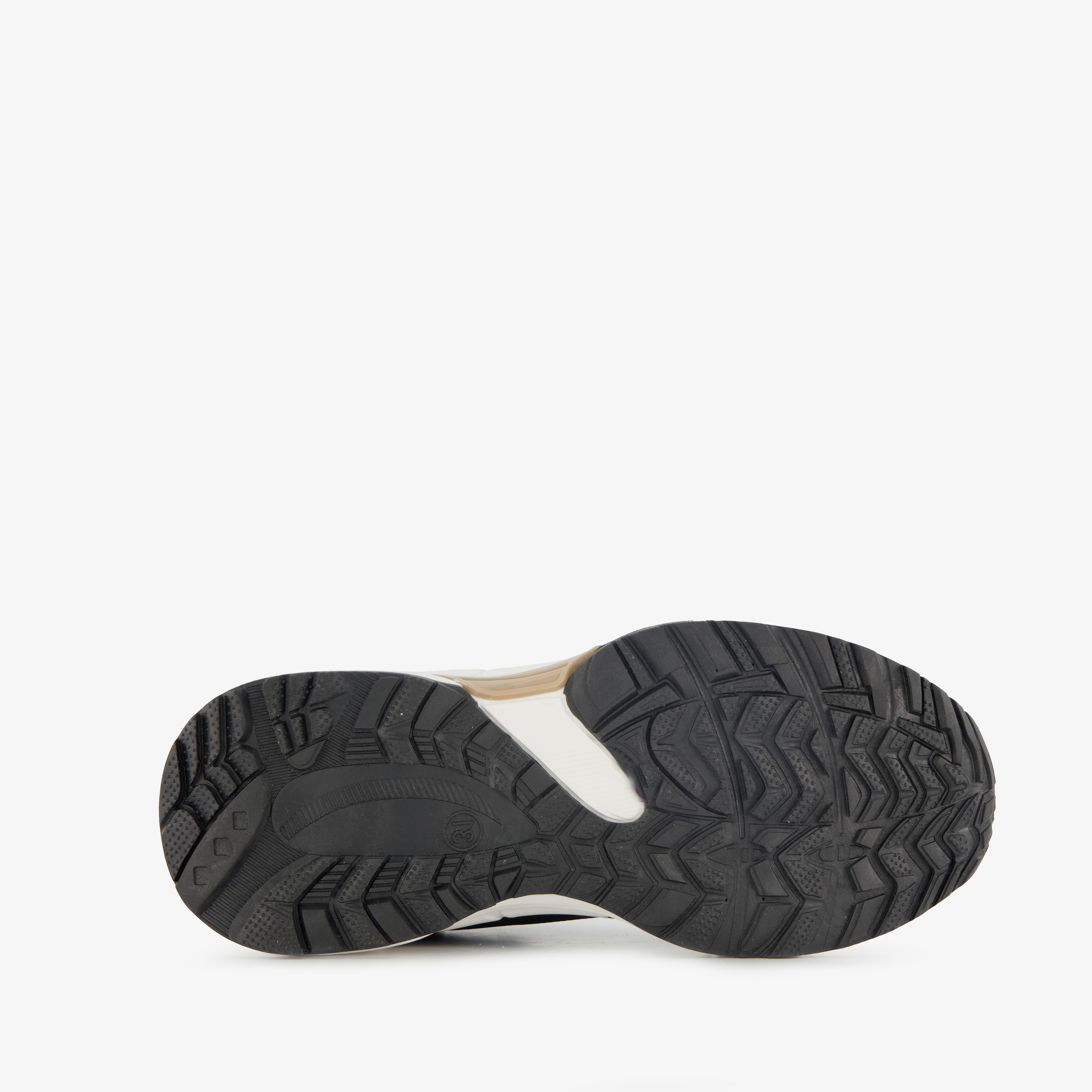Blue Box meisjes sneakers met panterprint details zwart bruin – foto 3