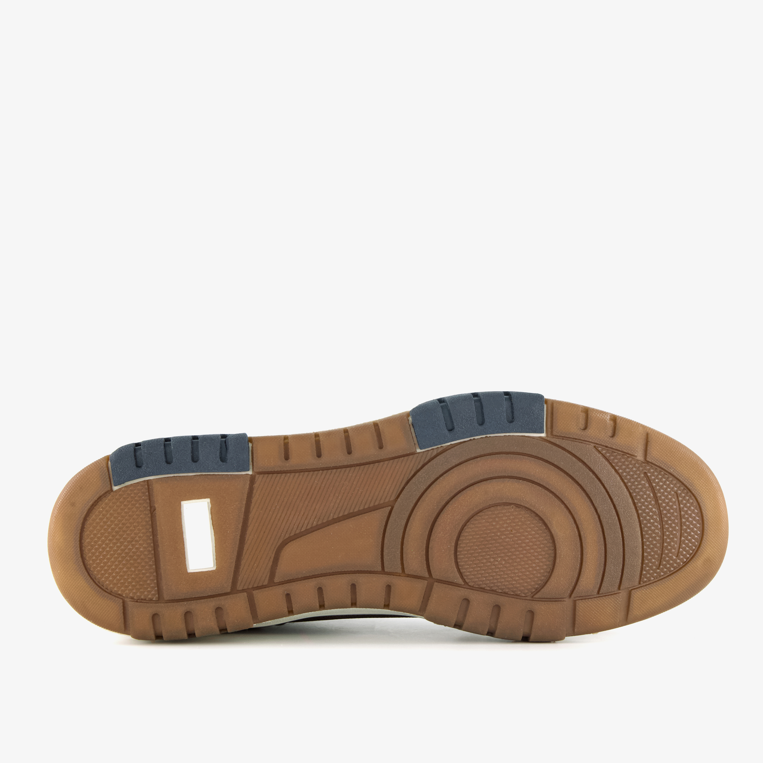 Blue Box hoge heren sneakers bruin blauw – foto 3