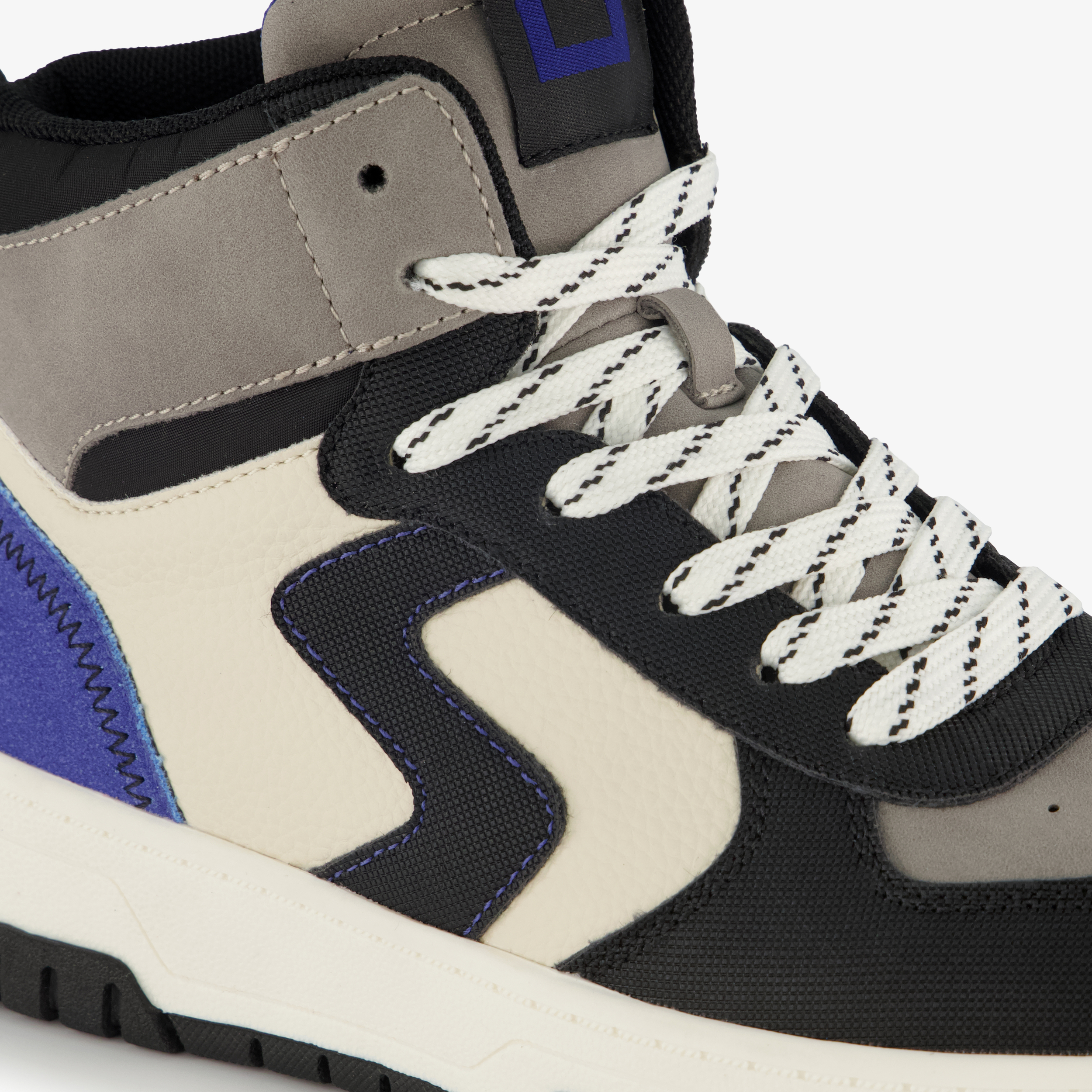 Blue Box hoge jongens sneakers zwart grijs – foto 5
