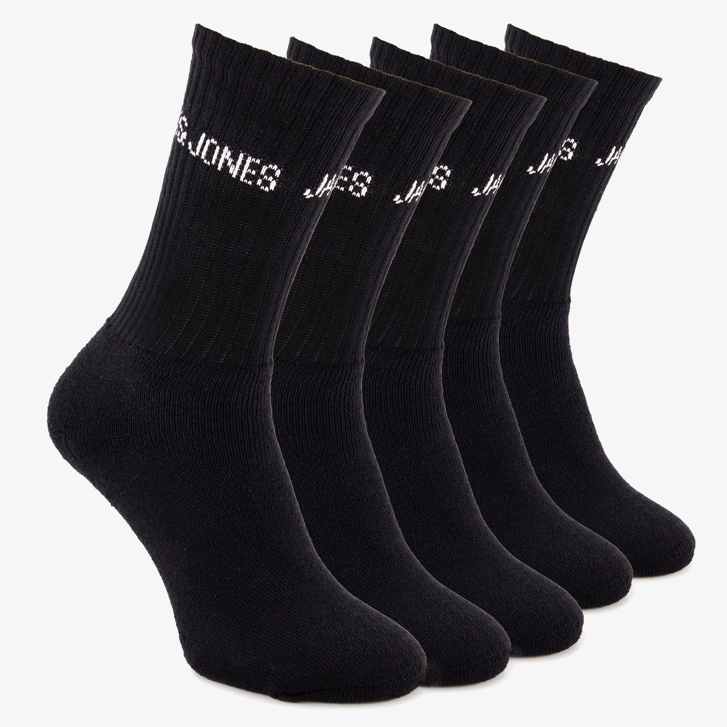 5 paar Jack & Jones heren sokken zwart