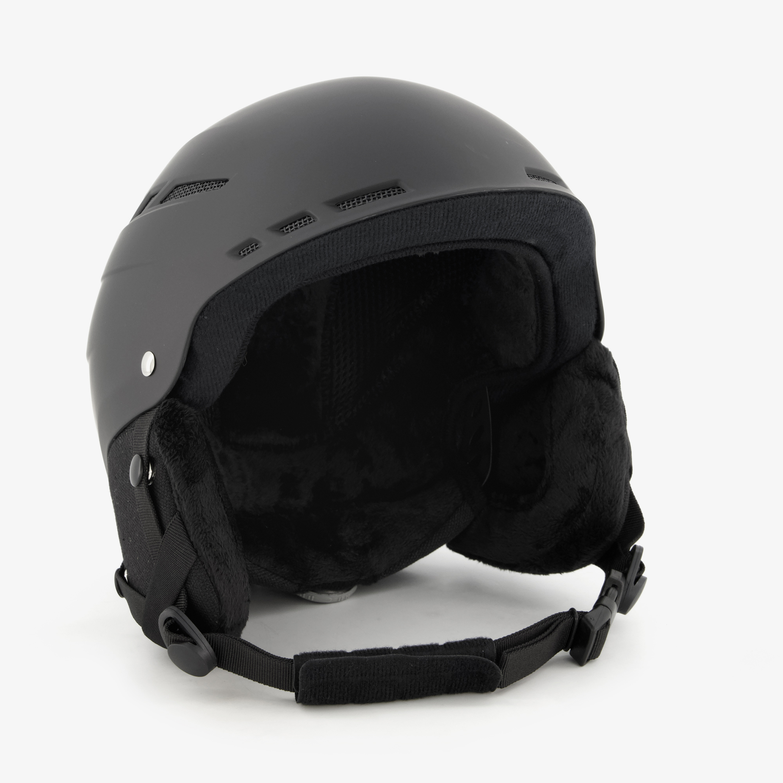 Mountain Peak kinder skihelm zwart