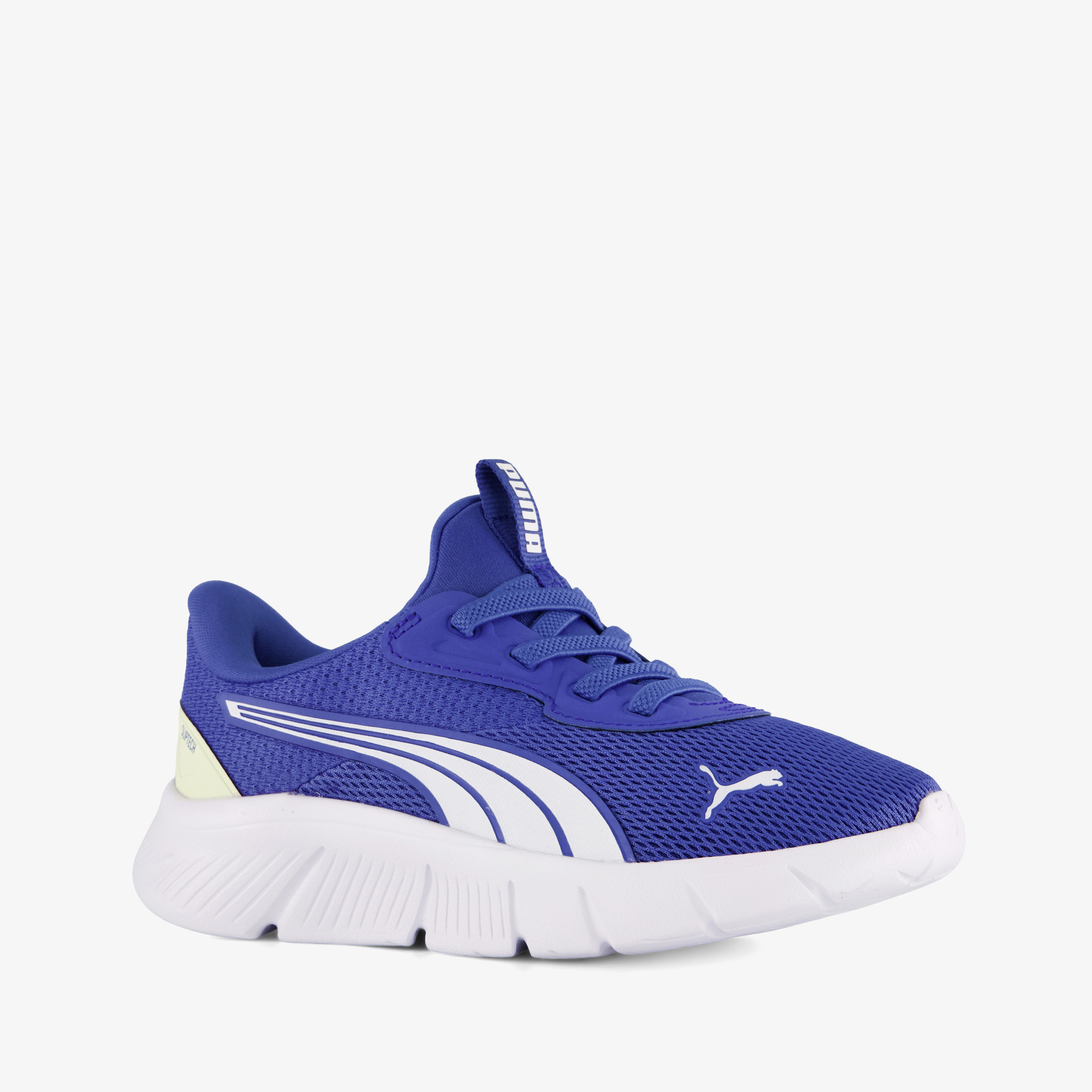 PUMA Flexfocus SlipTech PS kinder sneakers blauw wit