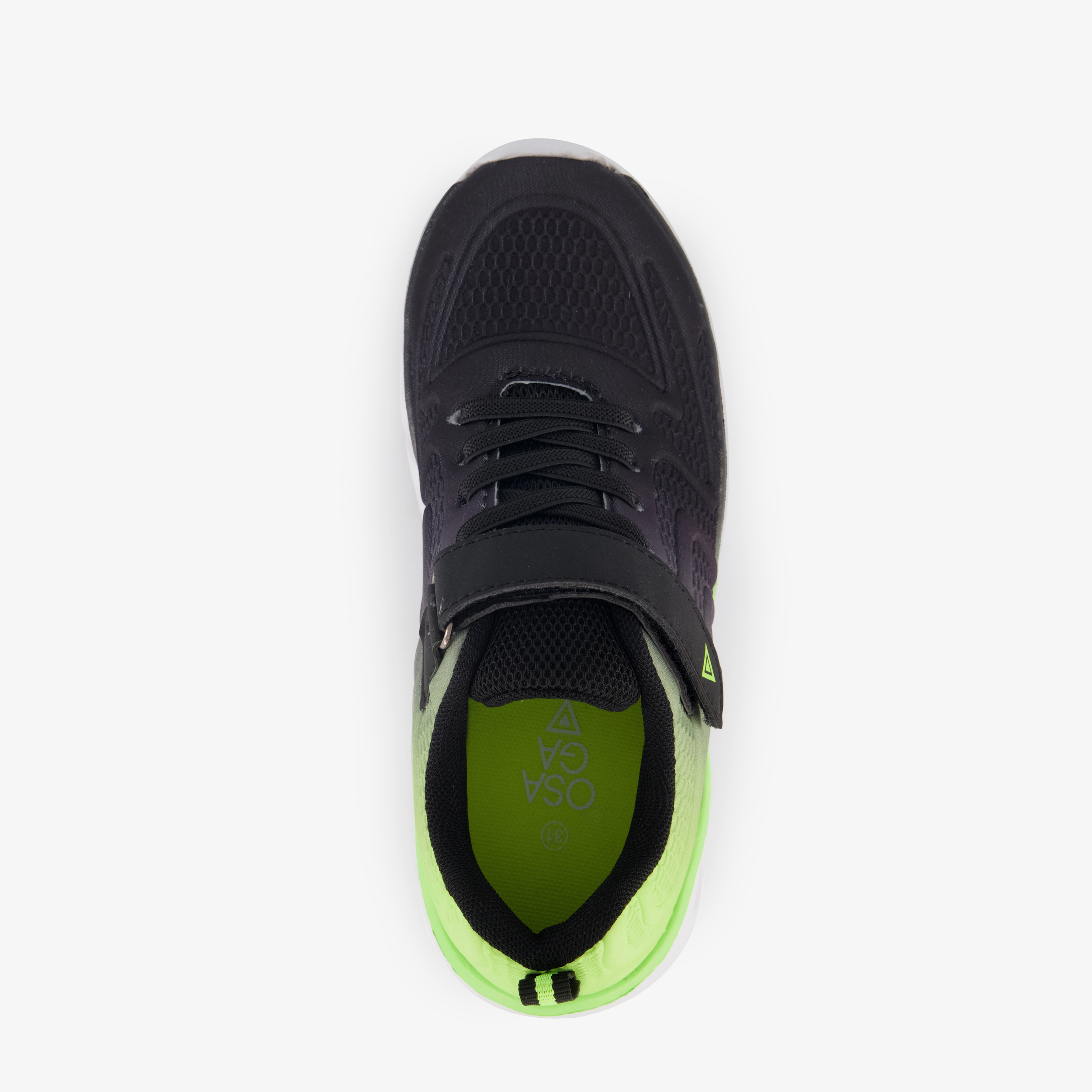 Osaga kinder sportschoenen zwart geel meisjes sneakers – foto 4