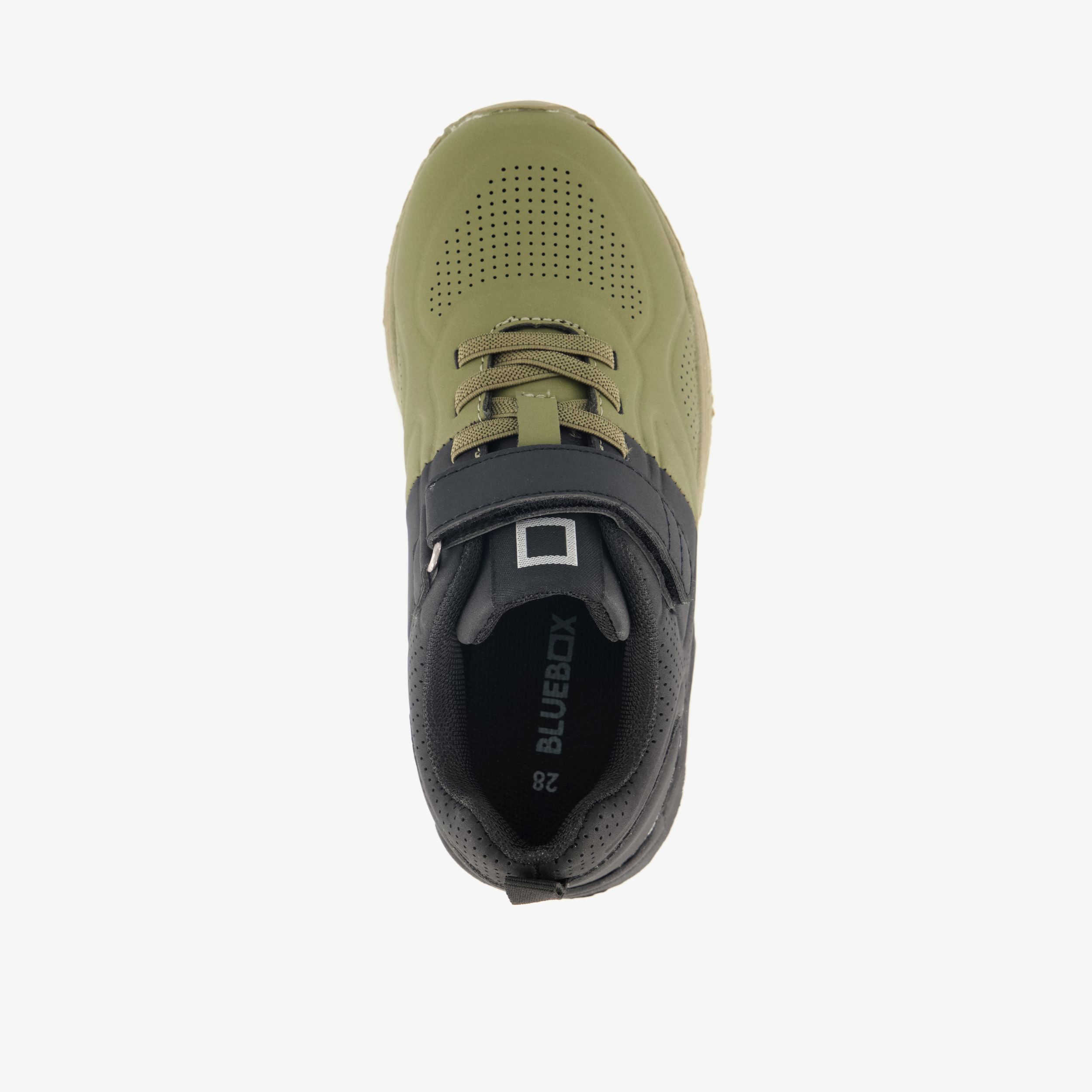 Blue Box jongens sneakers met airzool zwart groen – foto 4