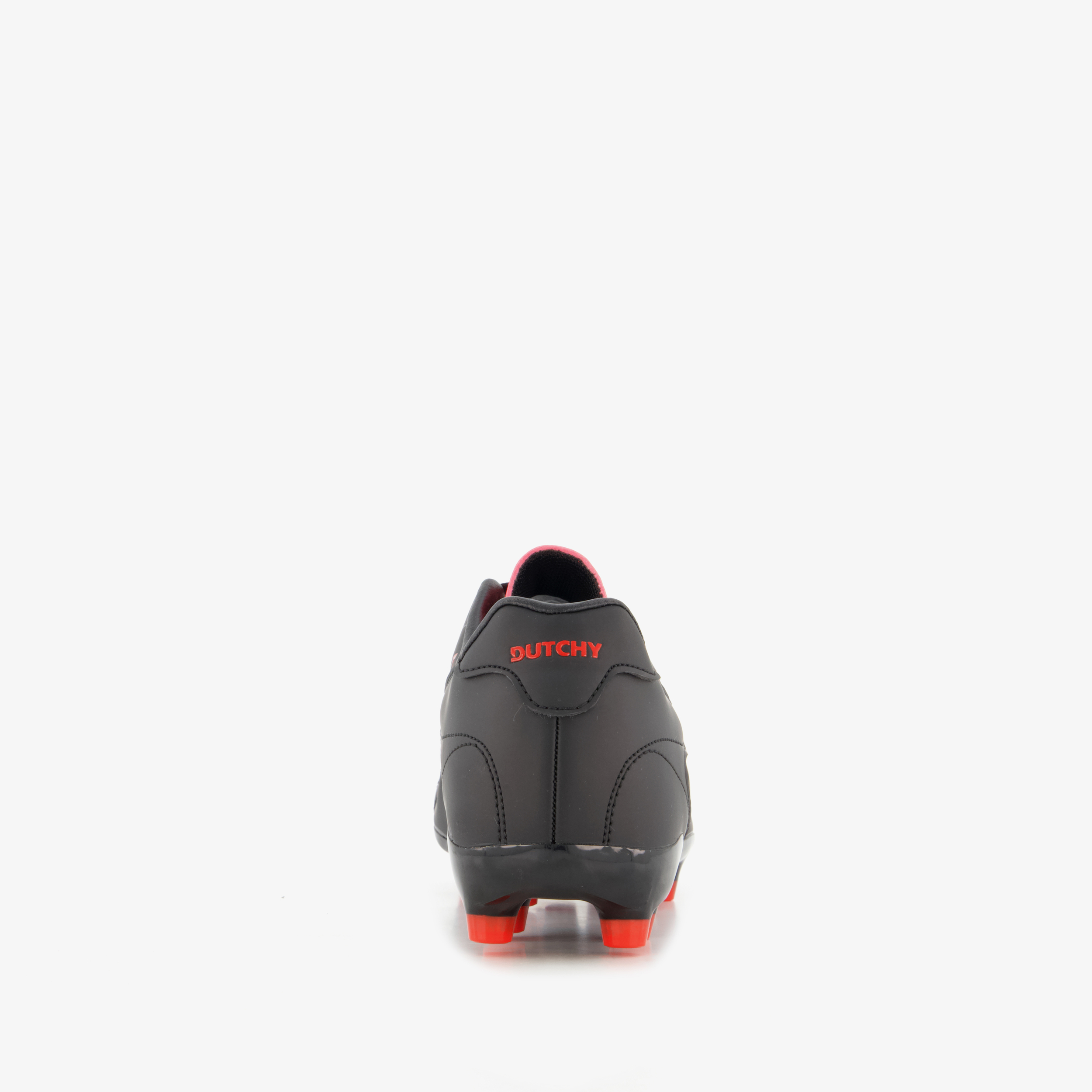 Dutchy FG kinder voetbalschoenen zwart rood meisjes veldschoenen – foto 2
