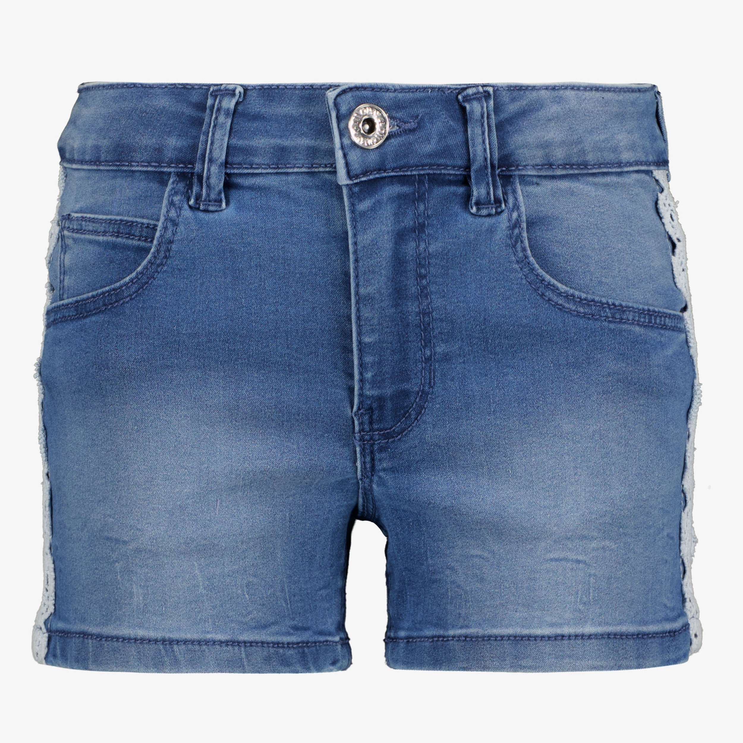 TwoDay meisjes denim short met borduursels