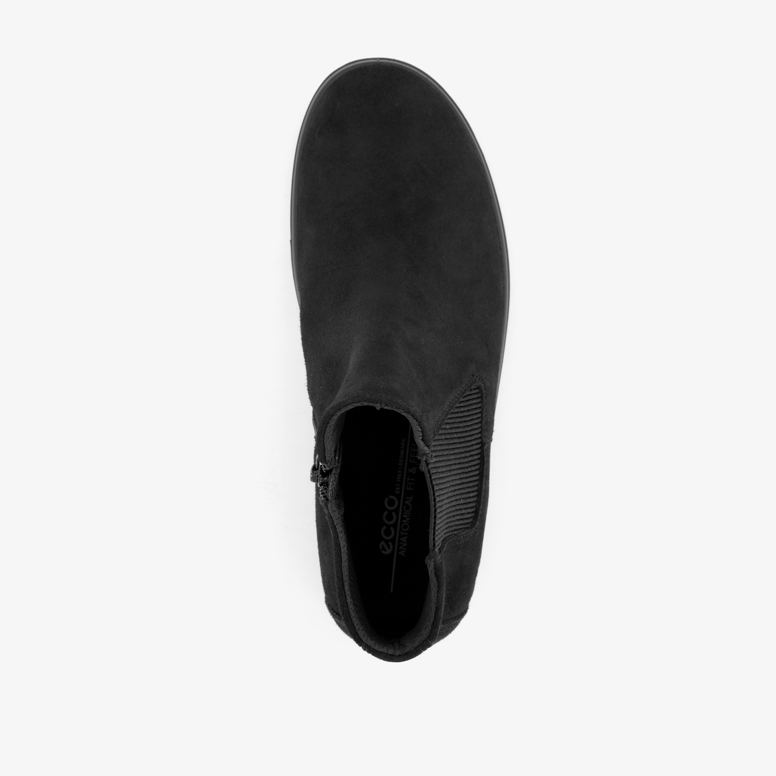ECCO classic chelsea boots suède dames zwart – foto 4