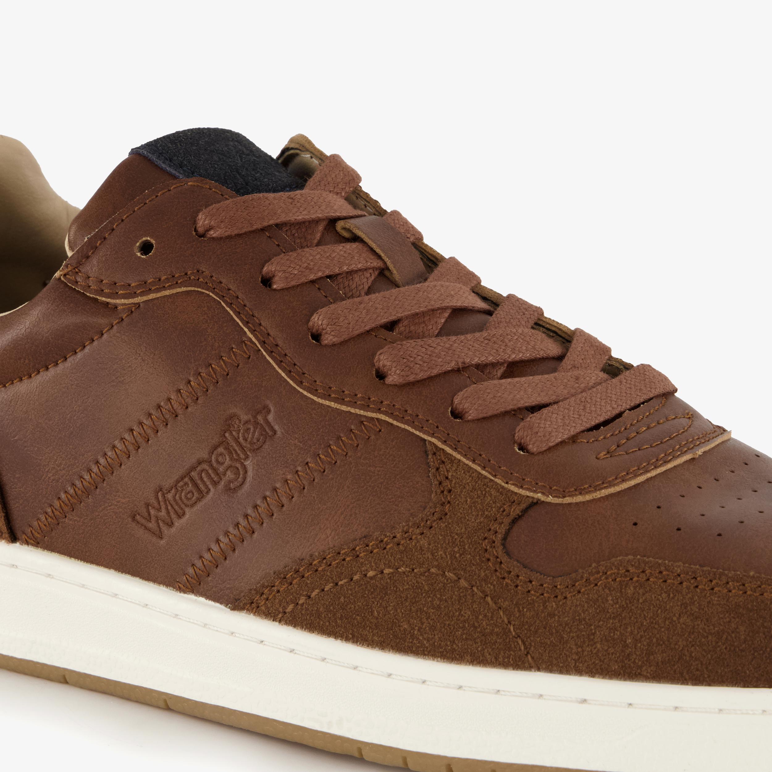Wrangler heren sneakers cognac – foto 5