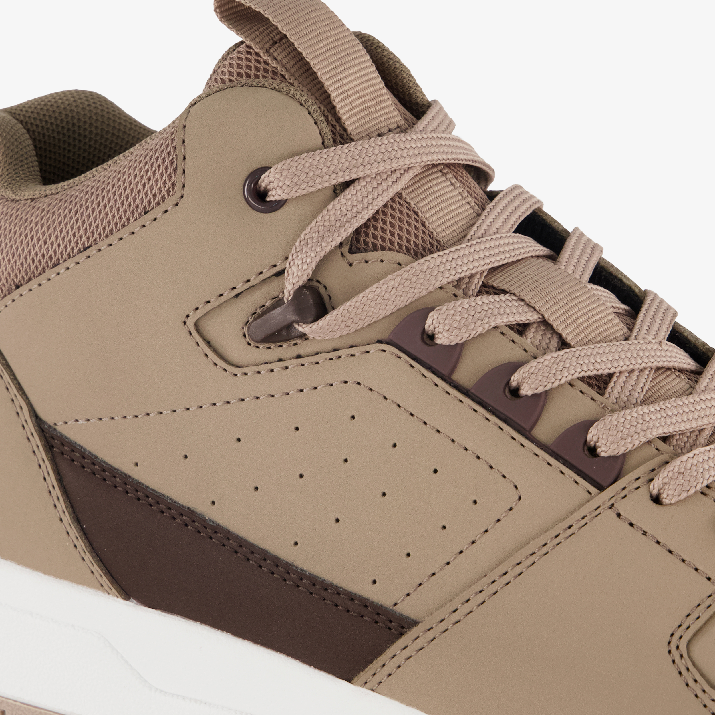Blue Box hoge heren sneakers beige – foto 5