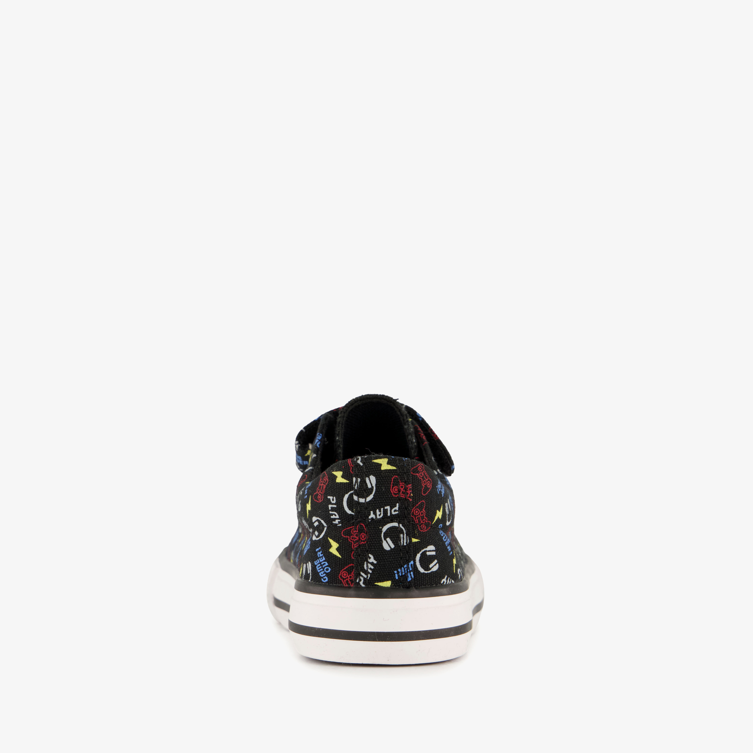 Jongens sneakers met game print zwart – foto 2