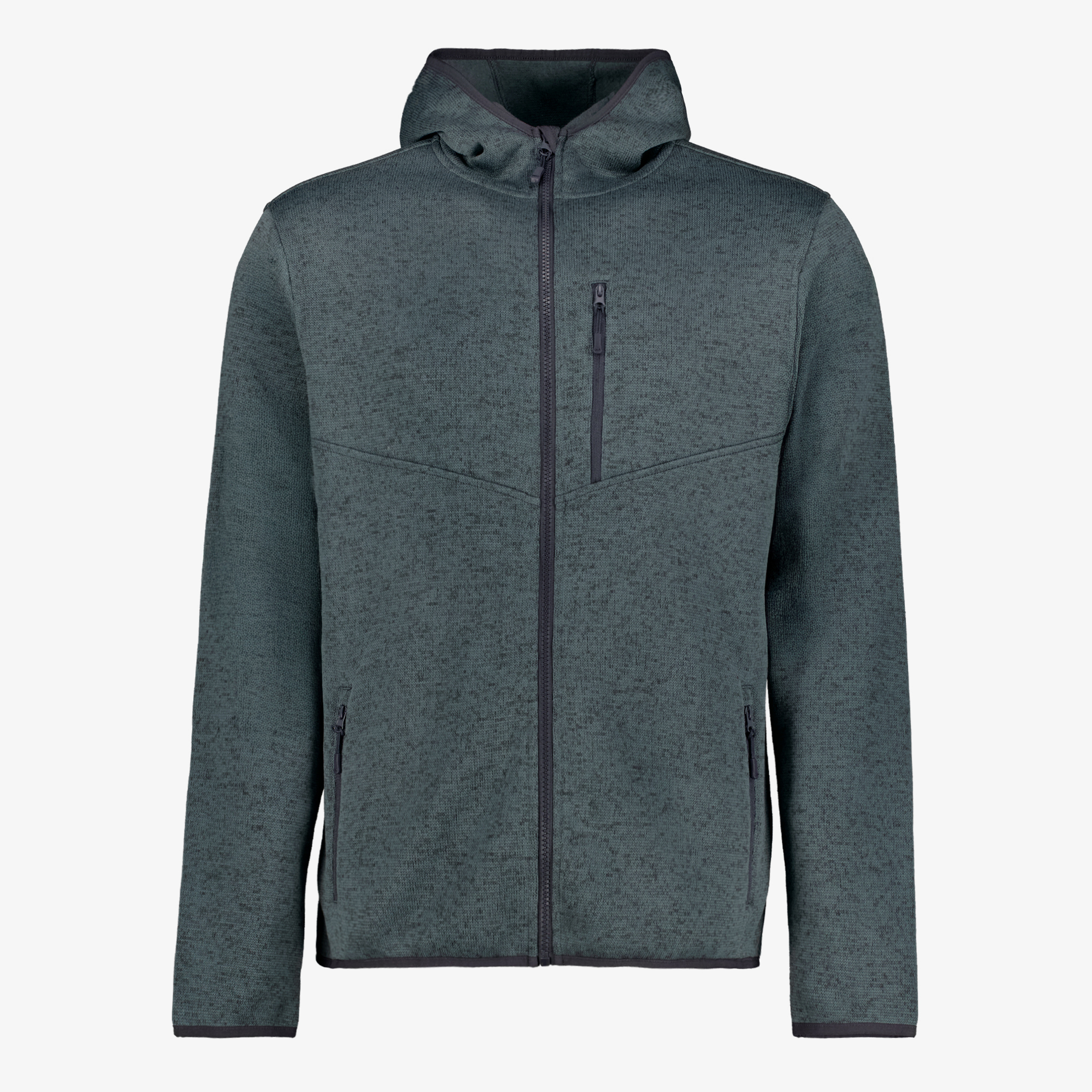 Mountain Peak heren outdoor fleece vest blauw truien & vesten
