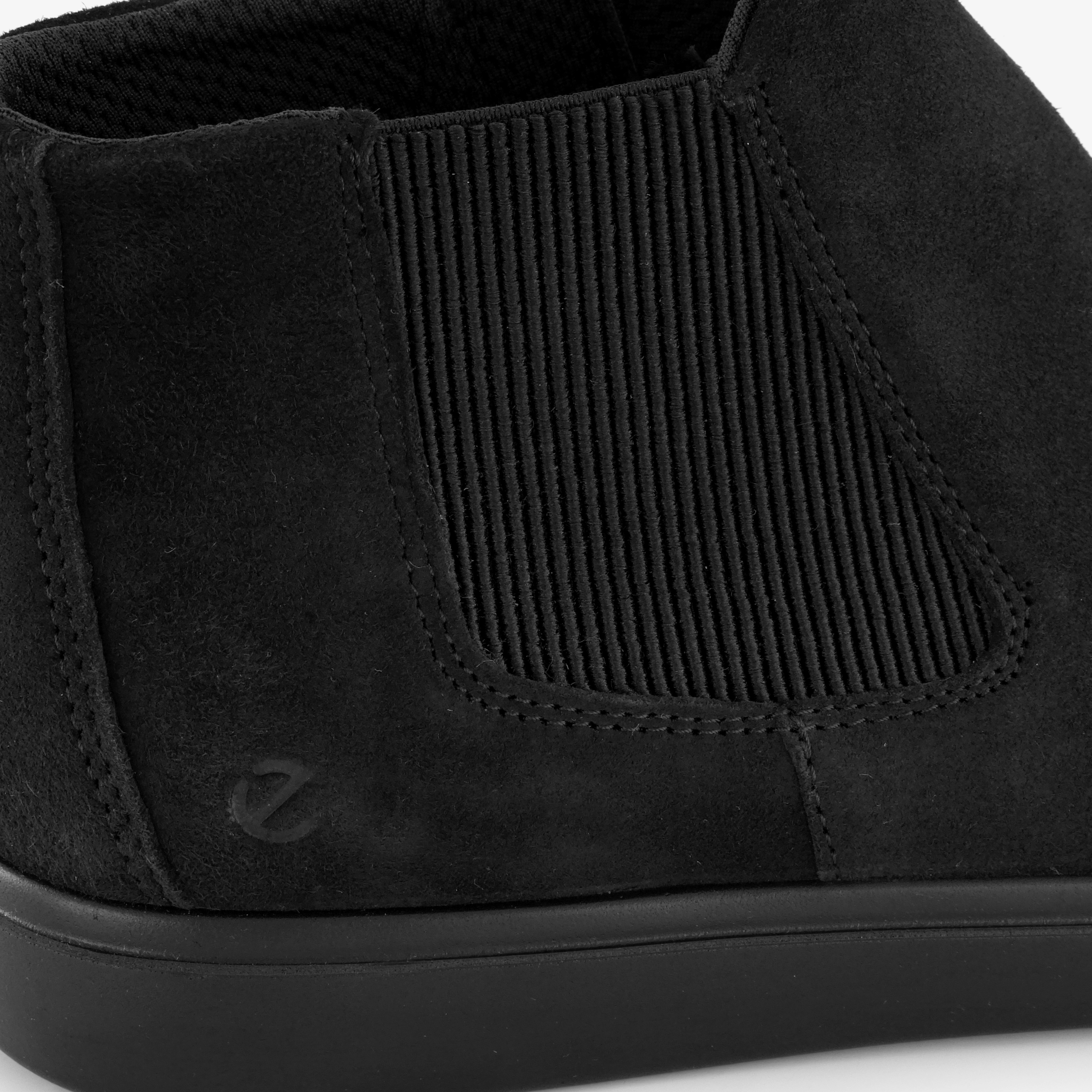 ECCO classic chelsea boots suède dames zwart – foto 5