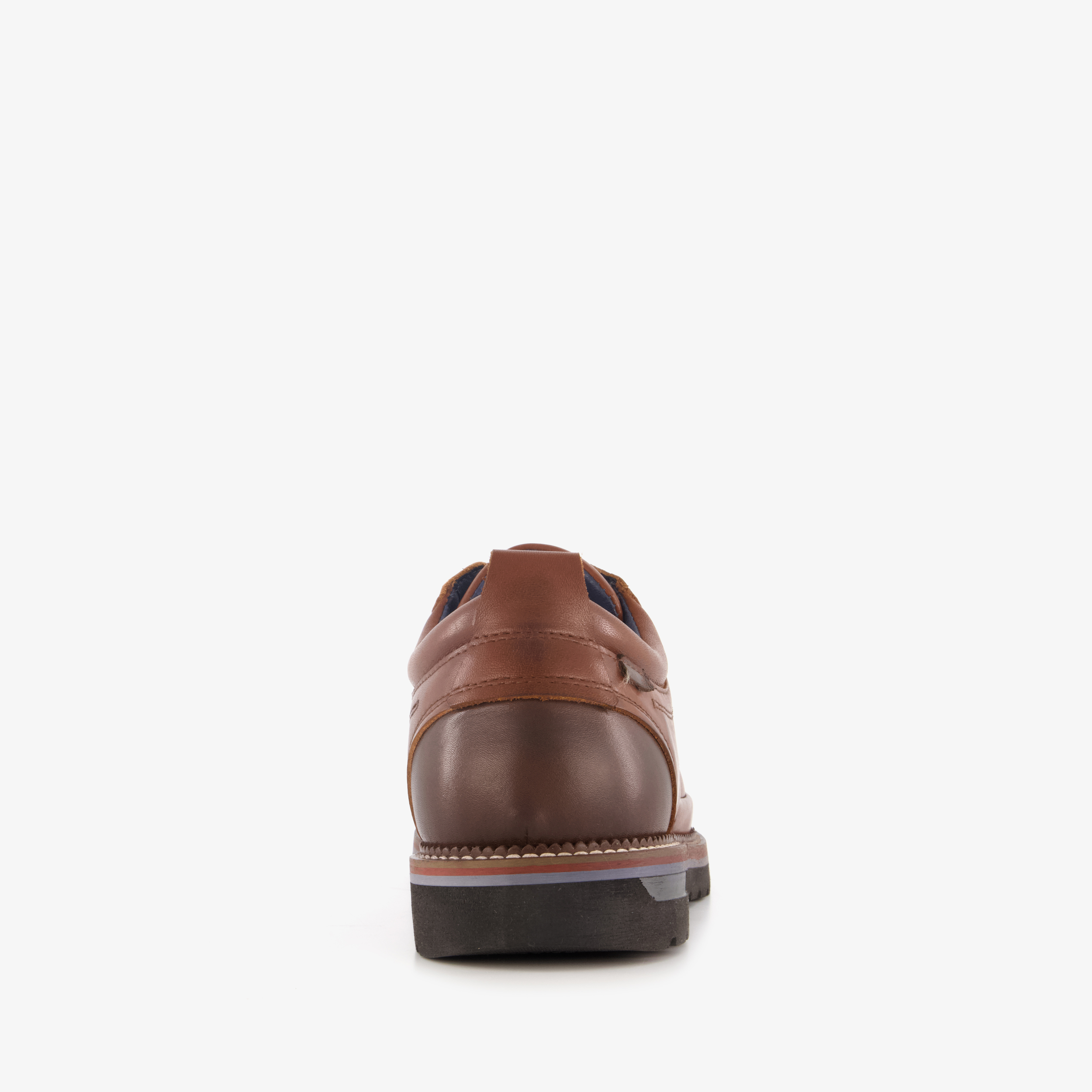Hush Puppies leren heren veterschoenen cognac – foto 2