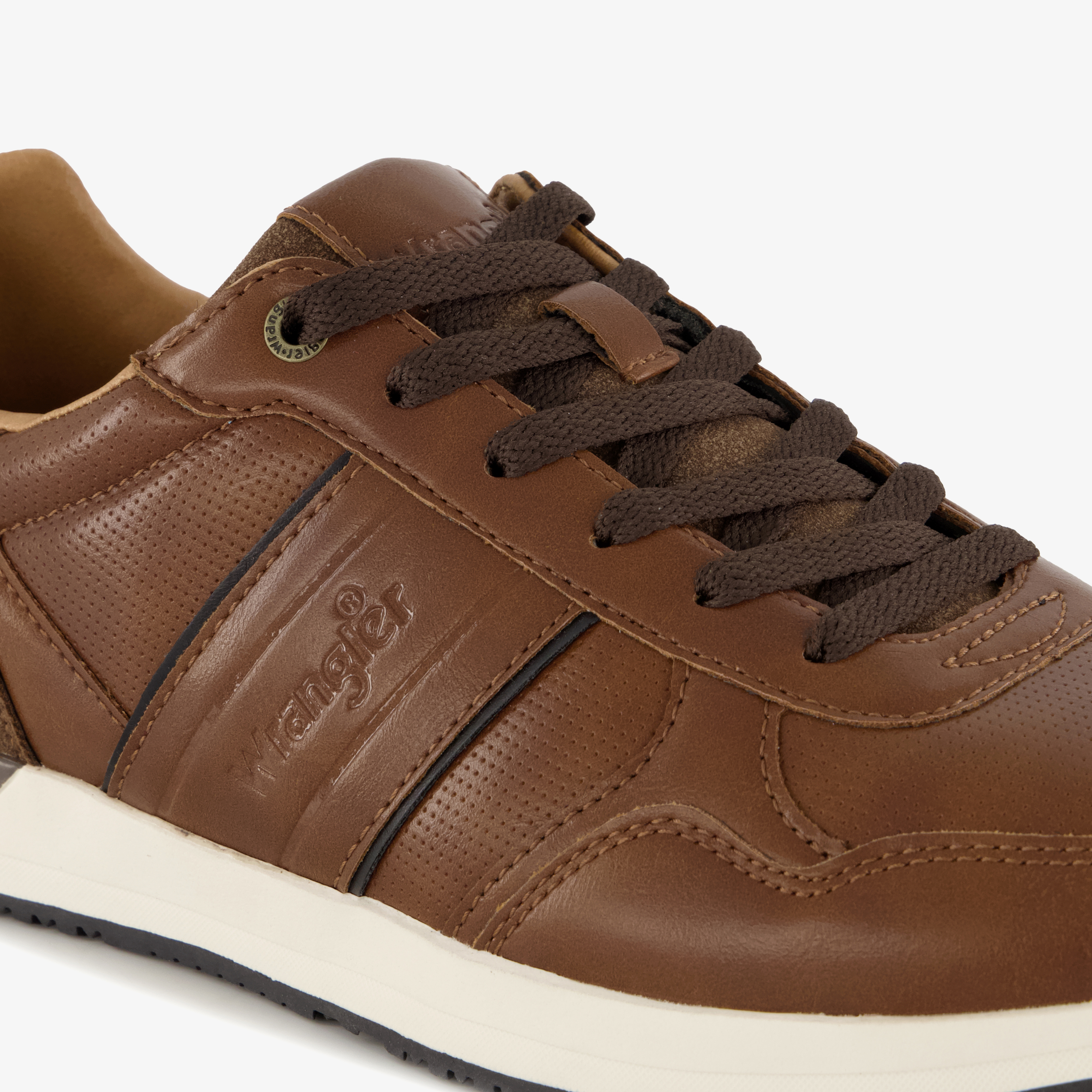 Wrangler heren sneakers cognac wit – foto 5
