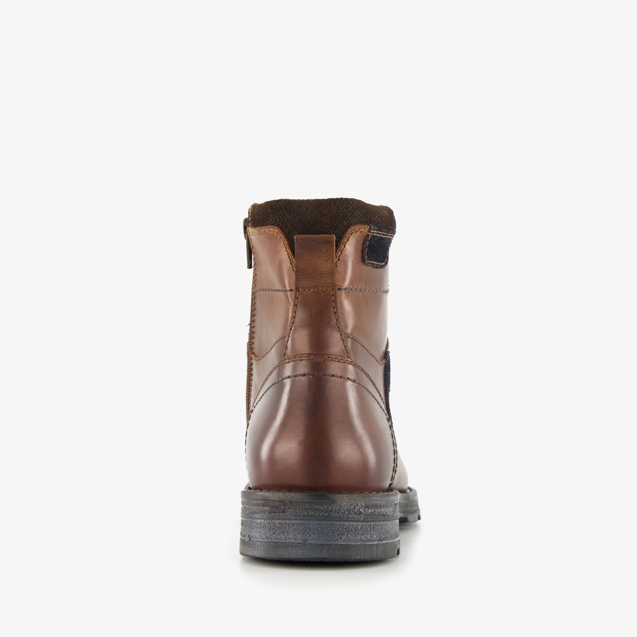 Van Beer leren heren veterboots bruin veterschoenen – foto 2