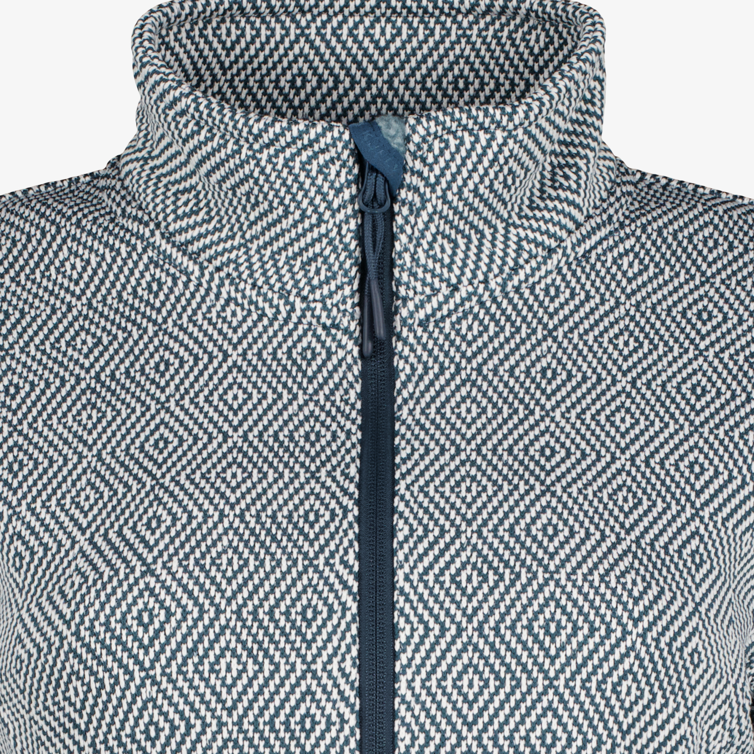 Kjelvik dames vest gebreid blauw truien & vesten – foto 3