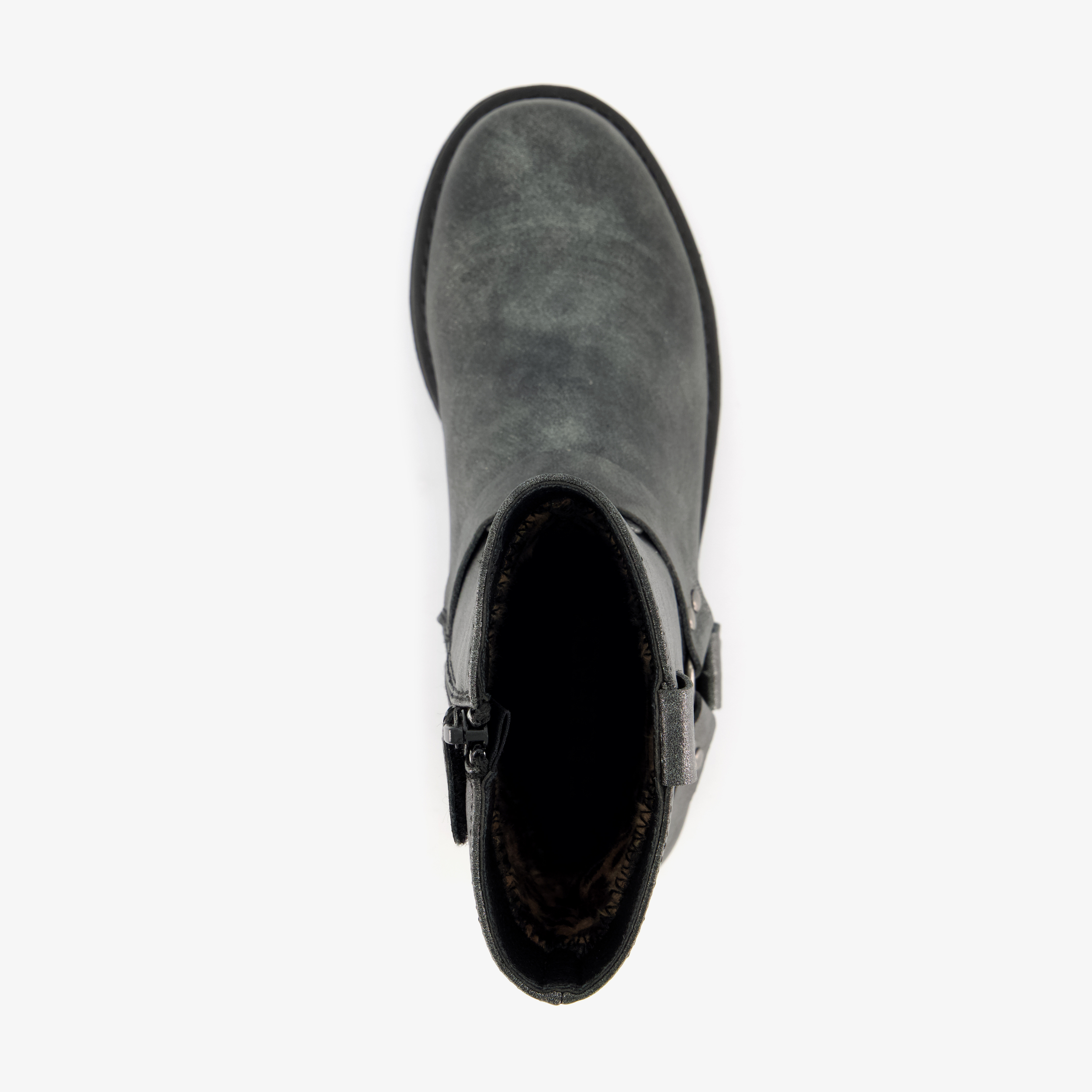 Blue Box meisjes biker boots zilver – foto 4