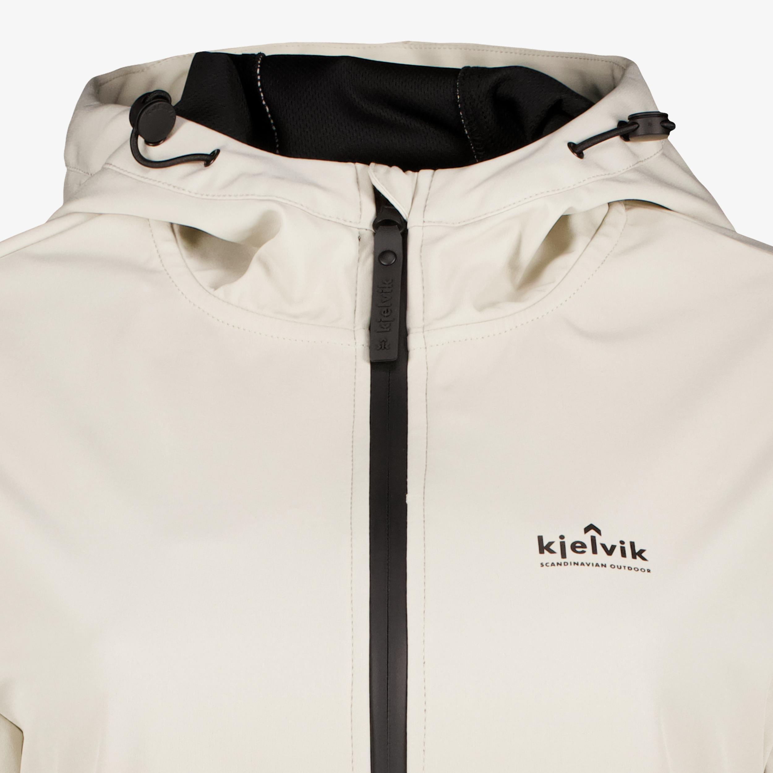 Kjelvik softshell lange dames jas beige jassen – foto 3