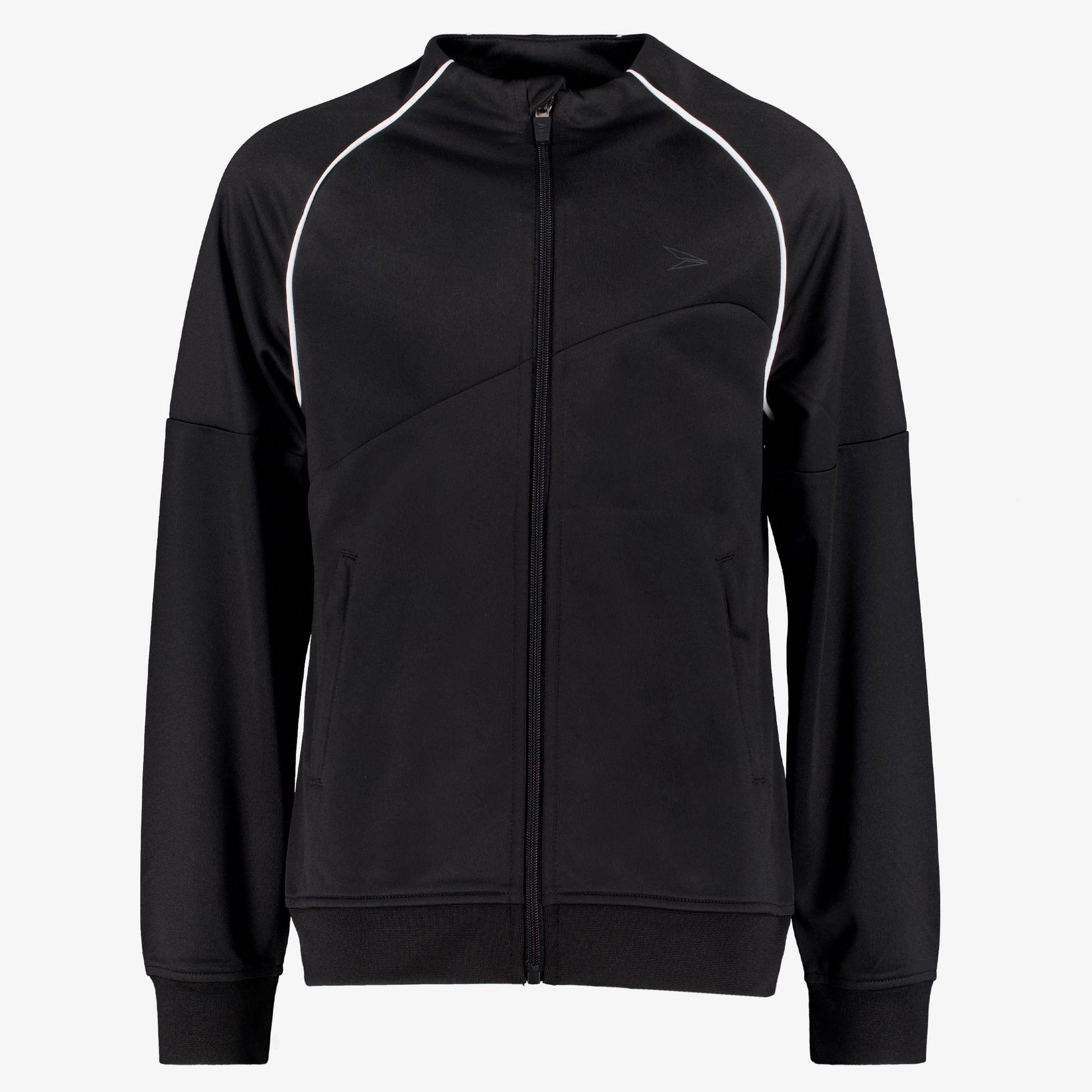 Dutchy kinder  trainingsjas zwart wit