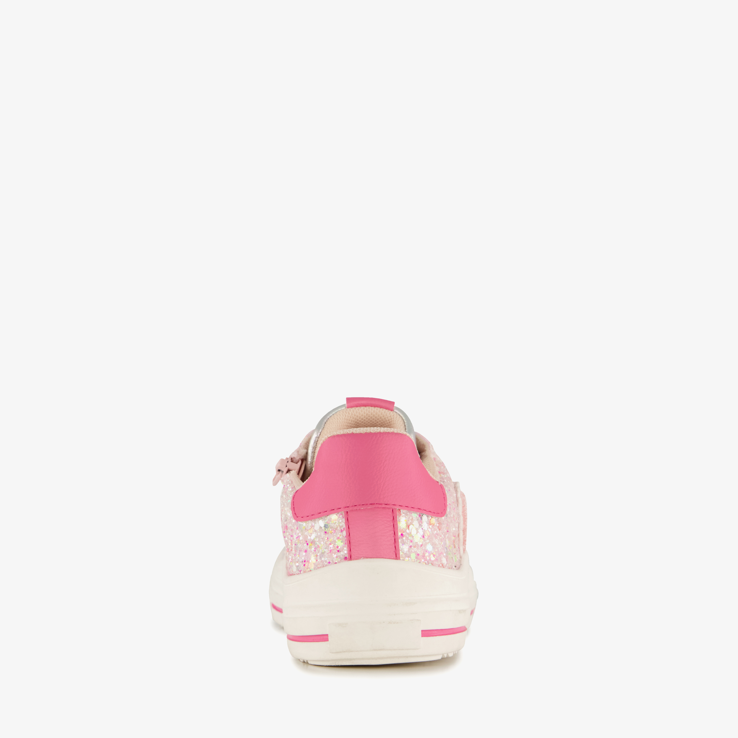 Blue Box hoge meisjes sneakers met glitters roze – foto 2