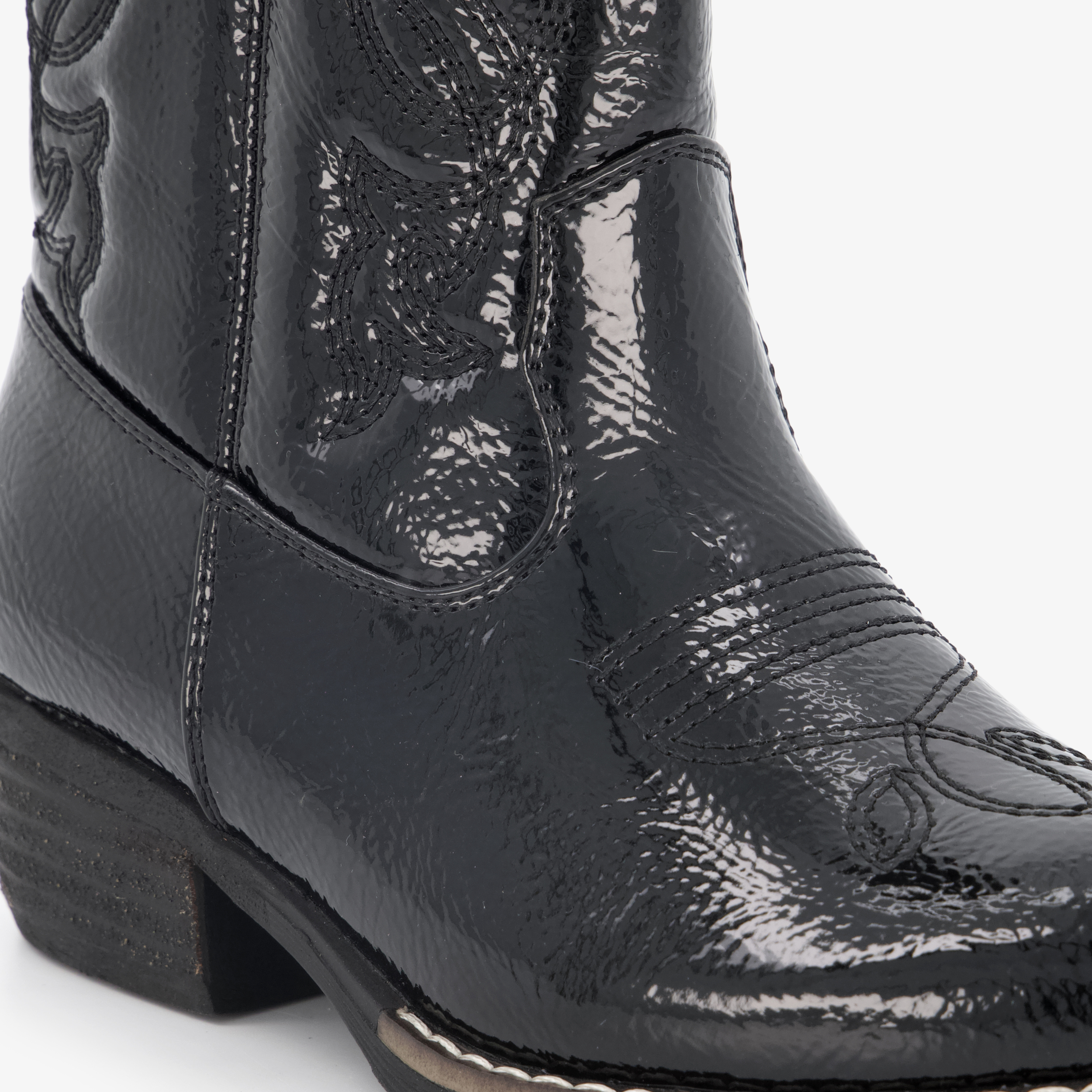 Blue Box meisjes cowboylaarsjes zwart lak – foto 5