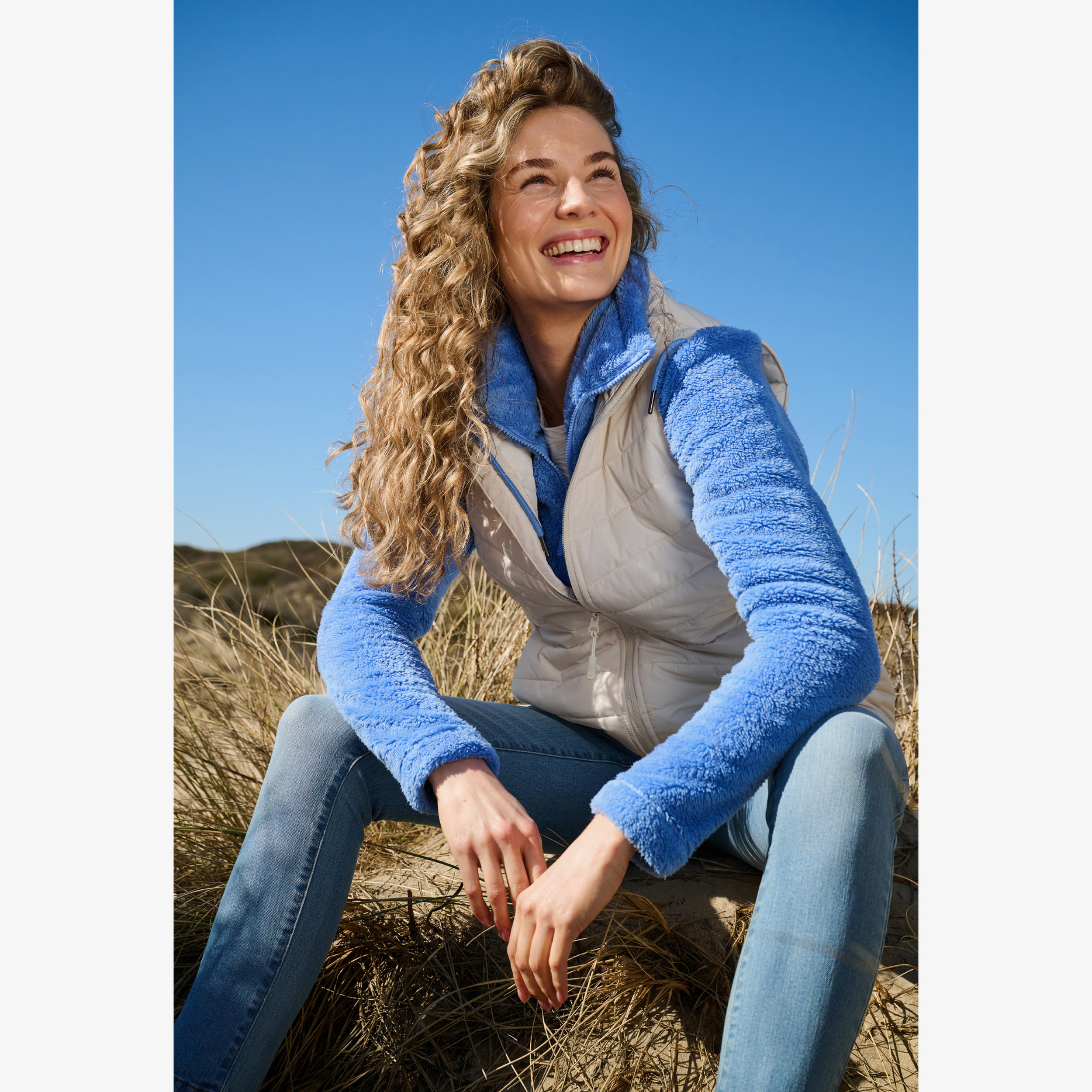 Mountain Peak dames bodywarmer lichtbeige jassen – foto 3