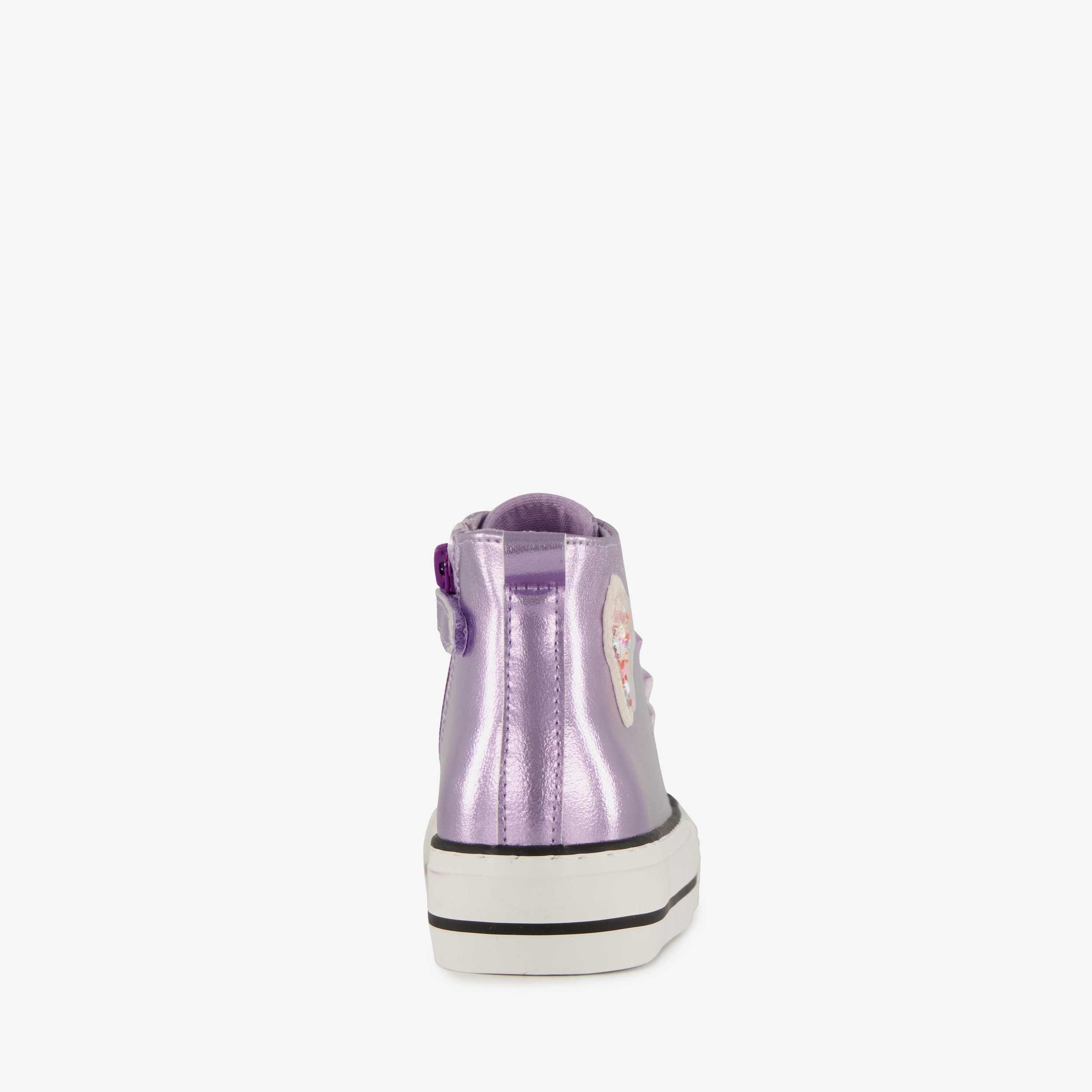Blue Box hoge meisjes sneakers metallic paars – foto 2