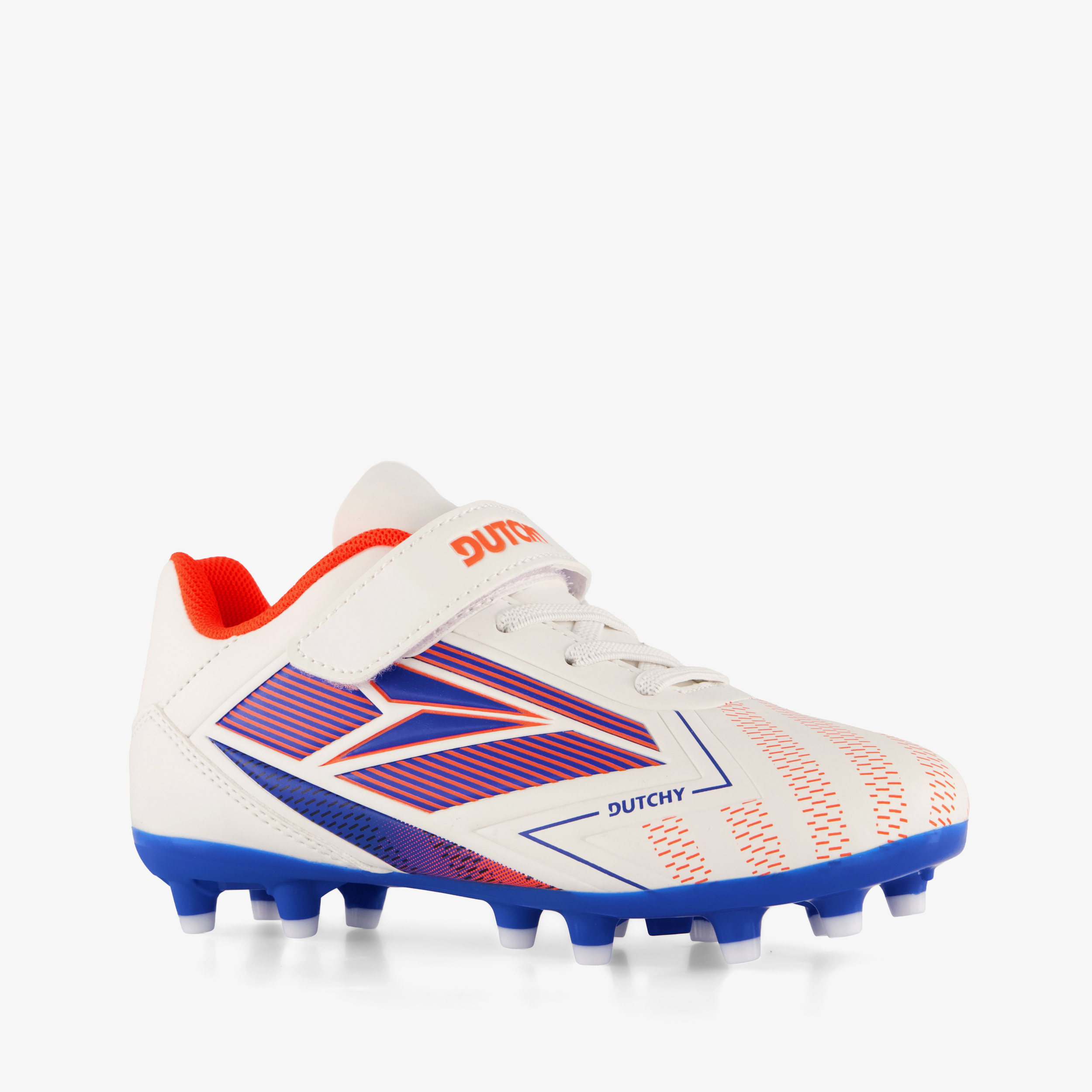 Dutchy Flow FG kinder voetbalschoenen wit meisjes veldschoenen