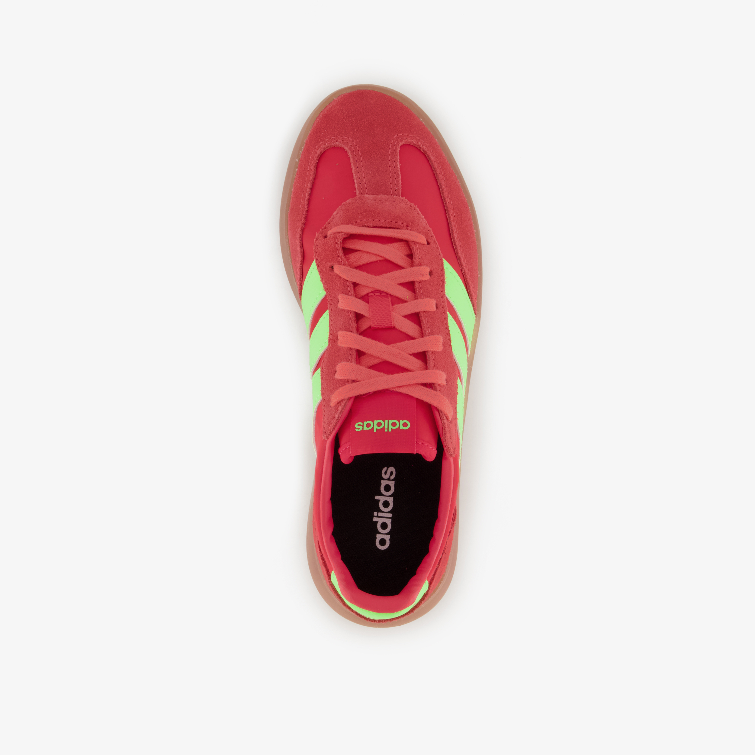 Adidas Barreda Decode suède dames sneakers rood groen – foto 4