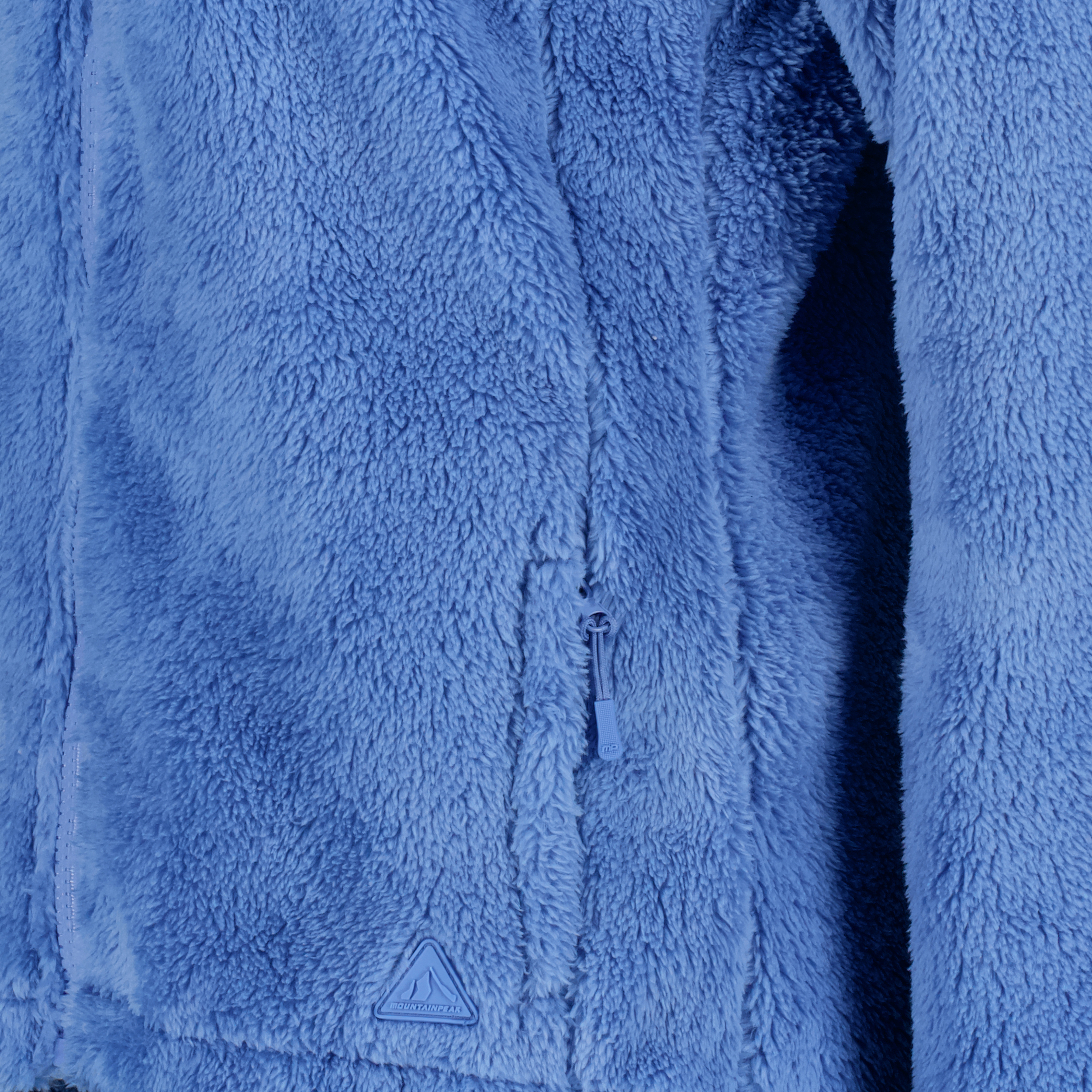 Mountain Peak fluffy dames outdoor fleece vest blauw truien & vesten – foto 2