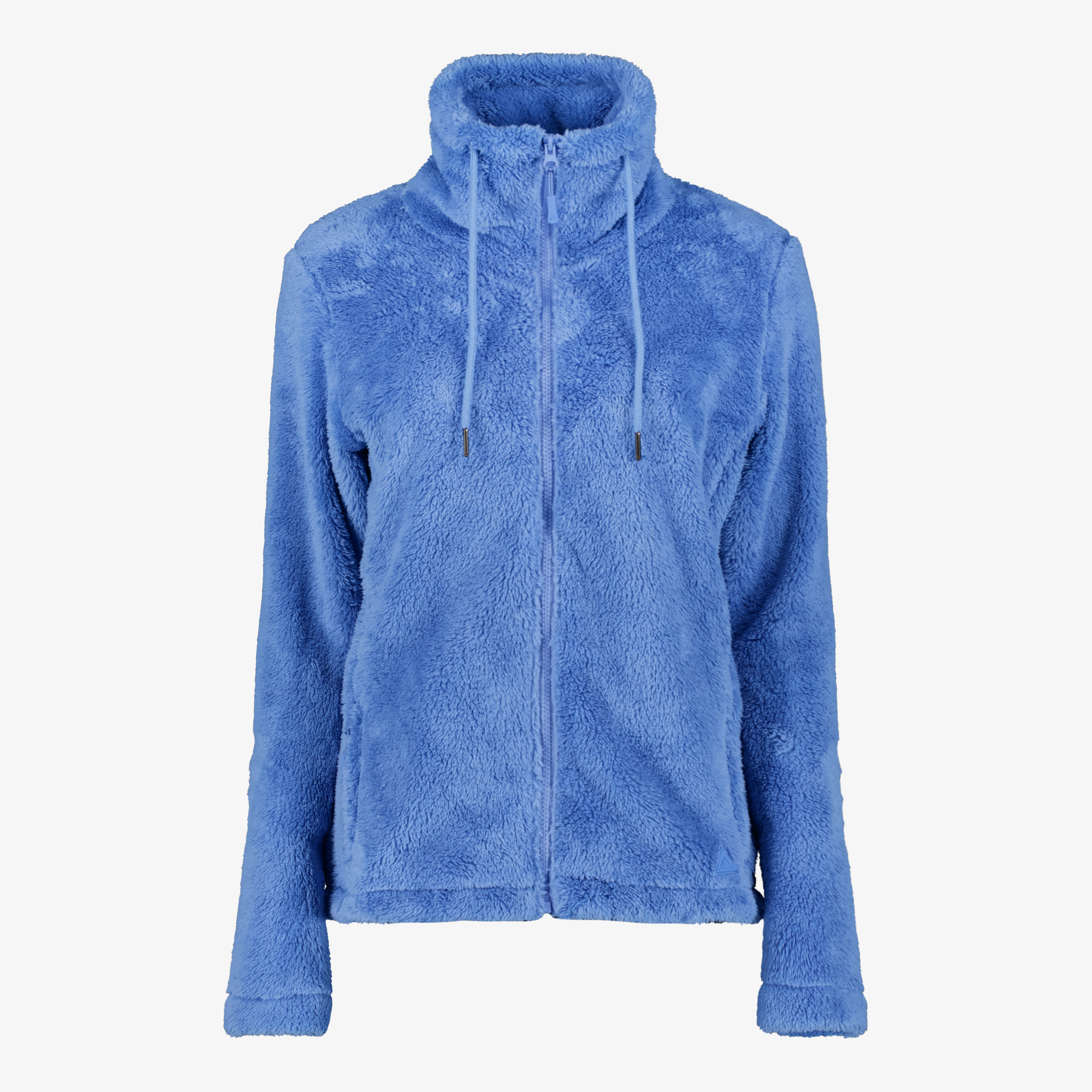 Mountain Peak fluffy dames outdoor fleece vest blauw