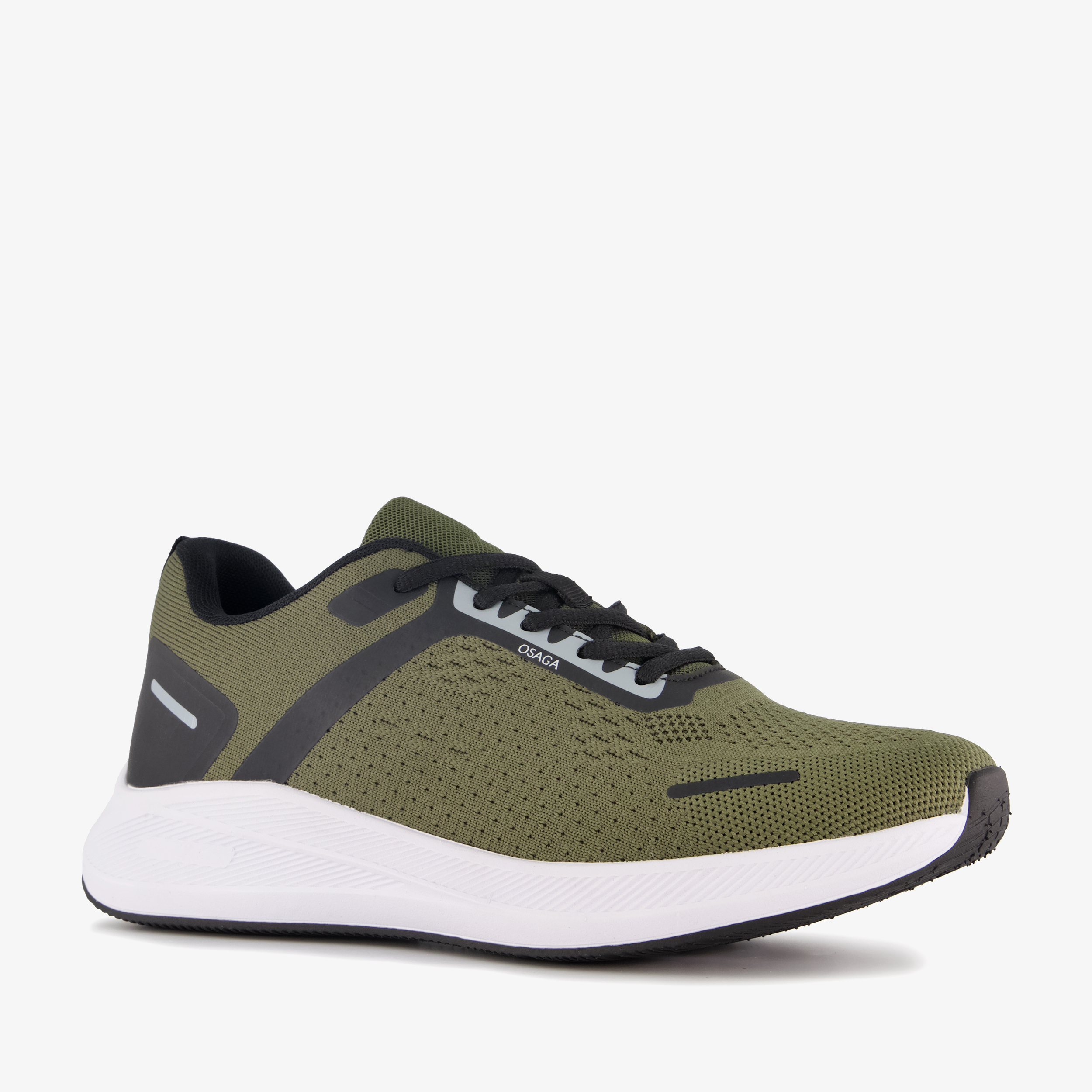 Osaga heren hardloopschoenen groen zwart