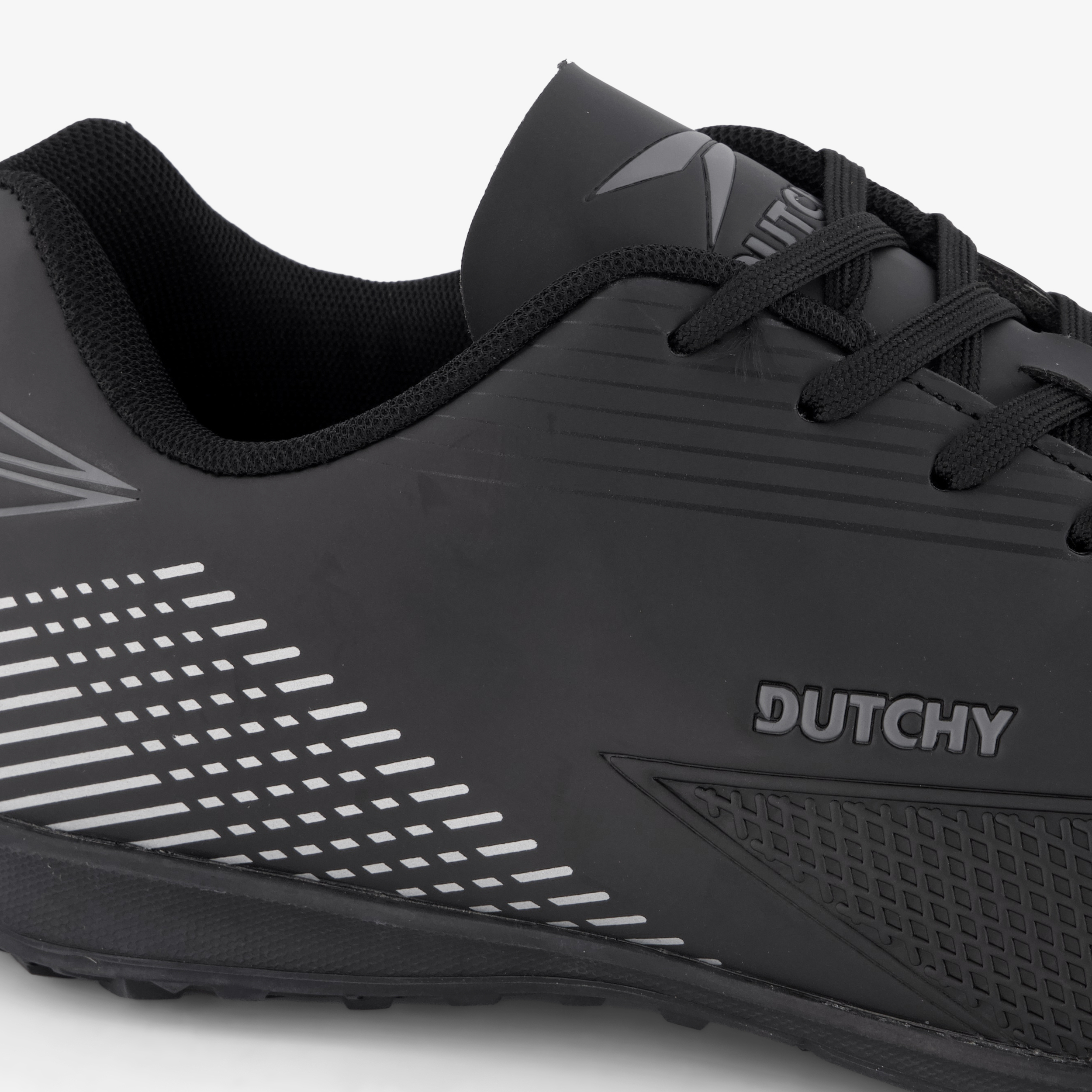 Dutchy turf heren voetbalschoenen zwart straatschoenenkunstgrasschoenen – foto 5
