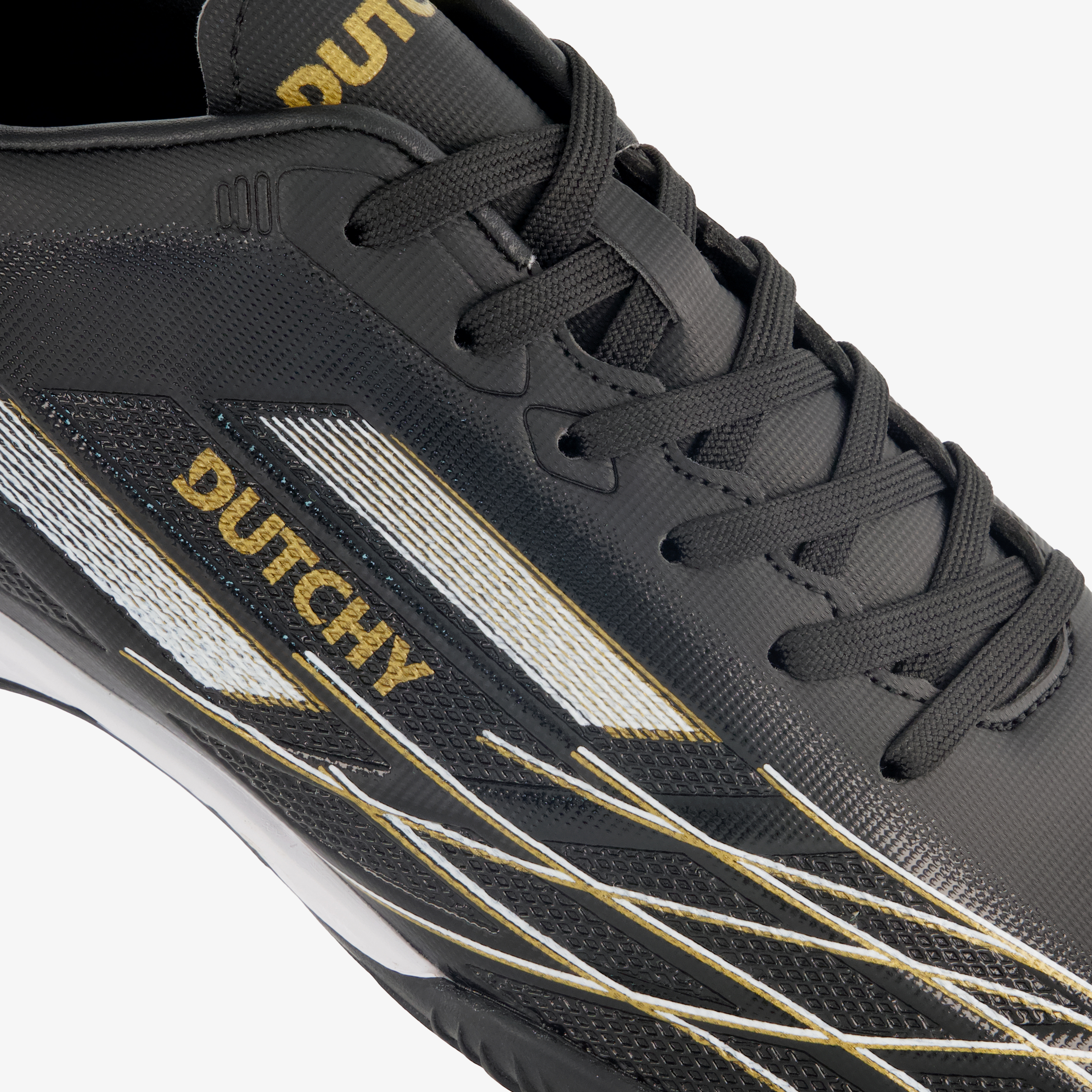 Dutchy IC heren zaalschoenen zwart goud – foto 5