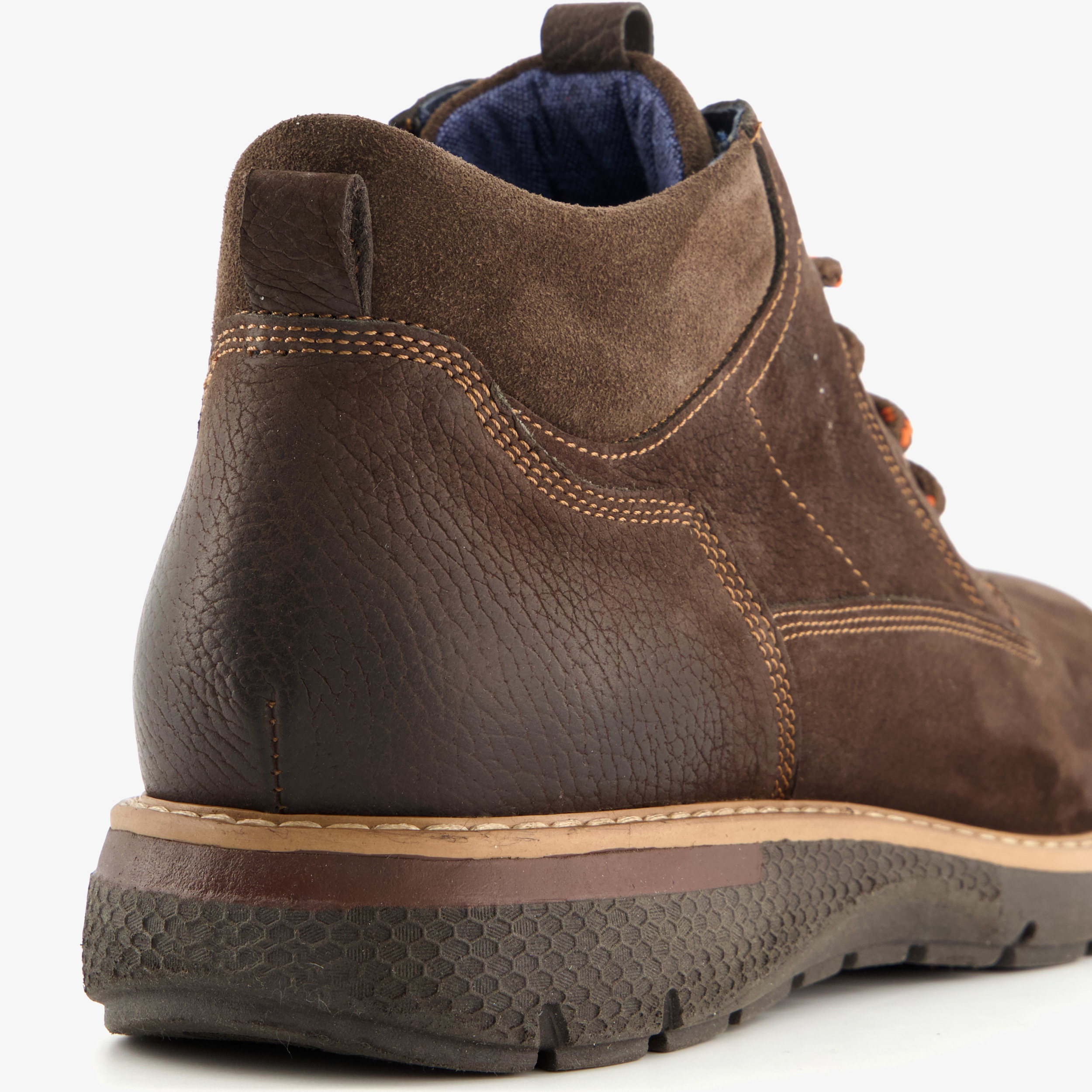 Hush Puppies leren heren veterboots bruin veterschoenen – foto 5