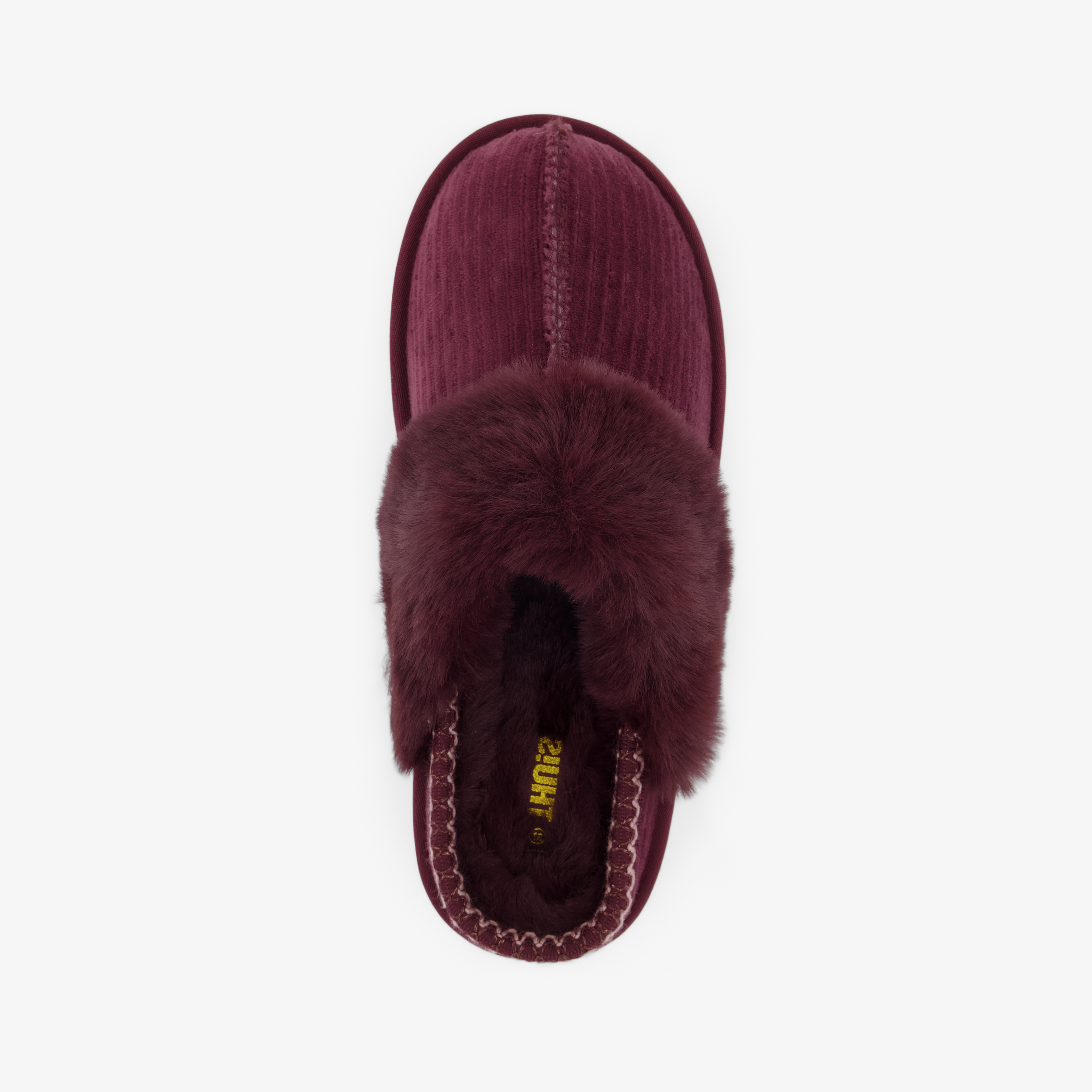 Thu!s gevoerde dames instap pantoffels bordeaux rood – foto 4