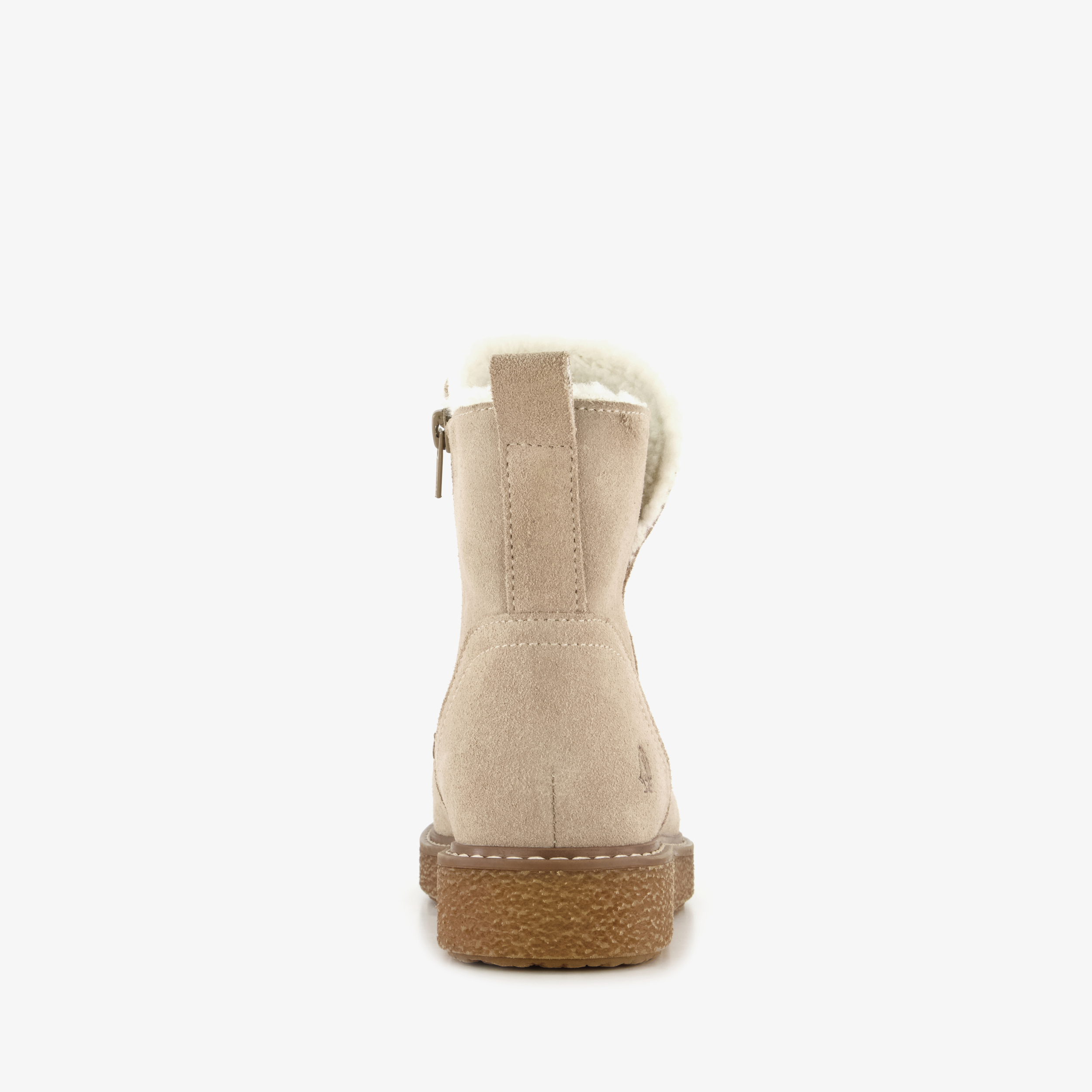 Hush Puppies gevoerde suède dames boots beige laarzen – foto 2