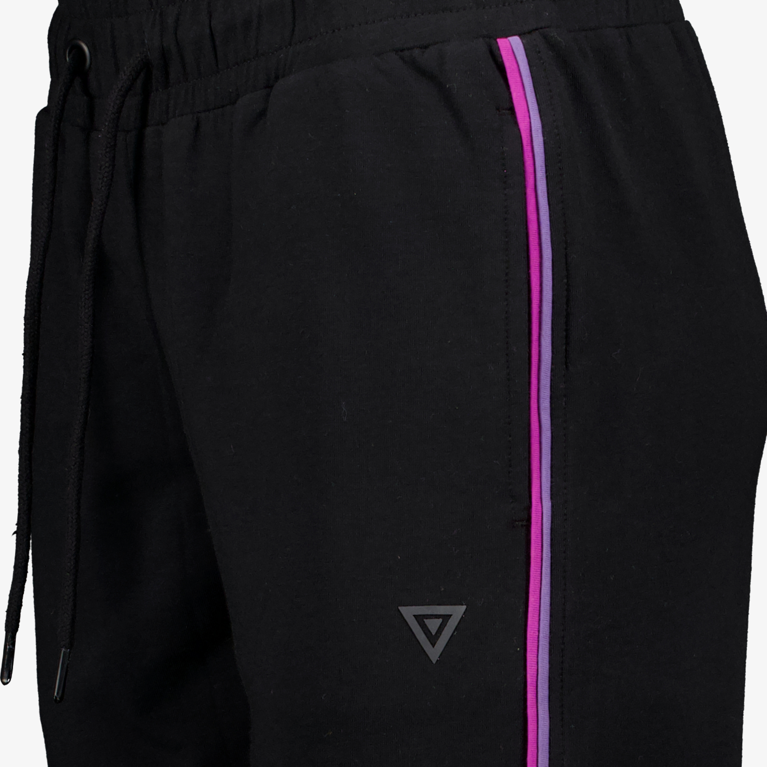 Osaga dames trainingsbroek met paars roze biezen zwart broeken & shorts – foto 2