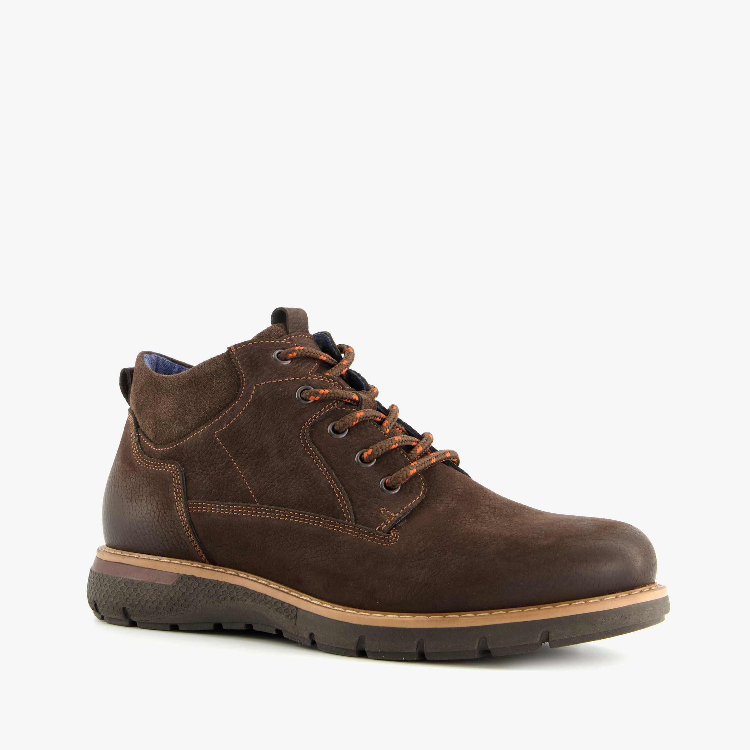 Hush Puppies leren heren veterboots bruin veterschoenen