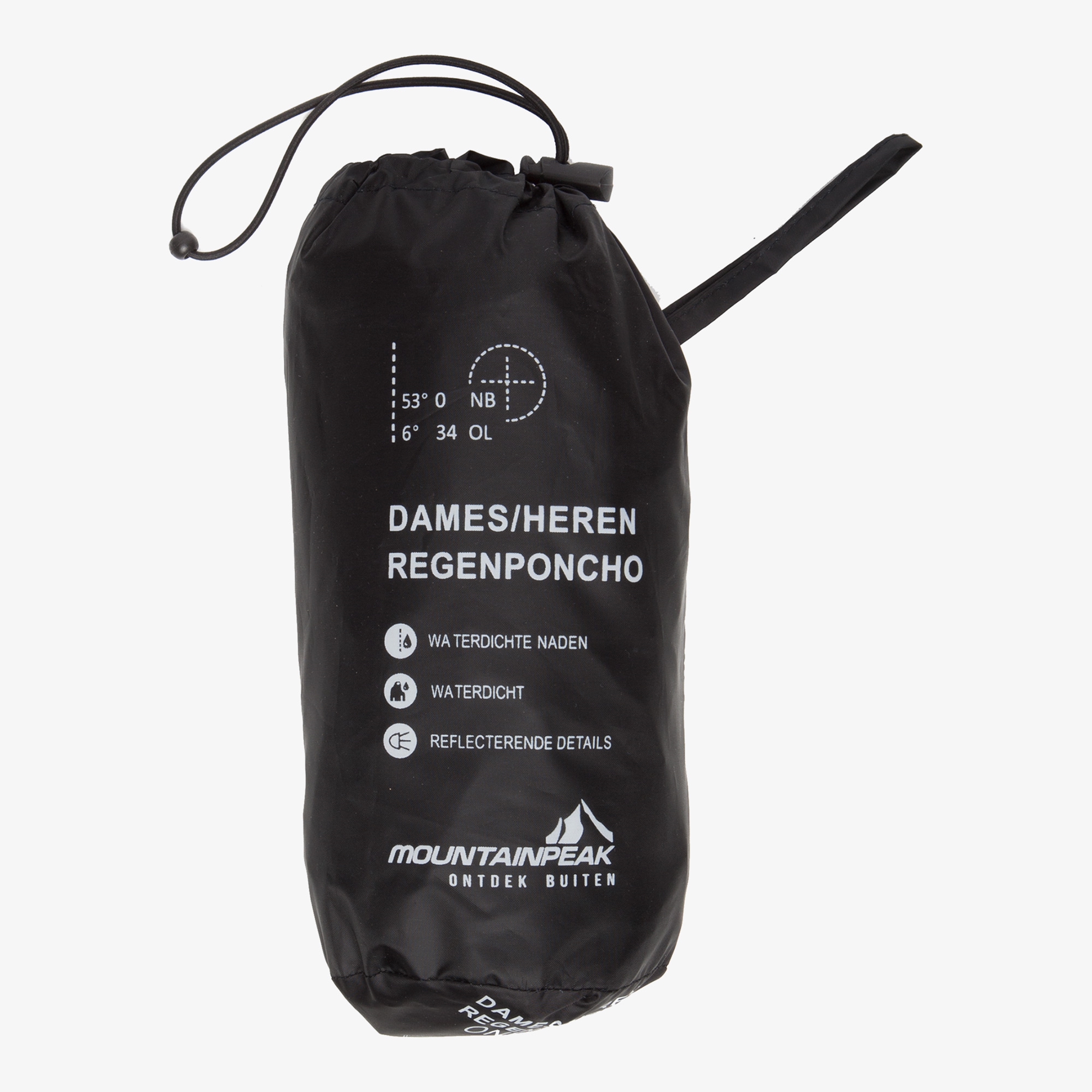 Mountain Peak dames/heren regenponcho regenjassenregenponcho's – foto 3