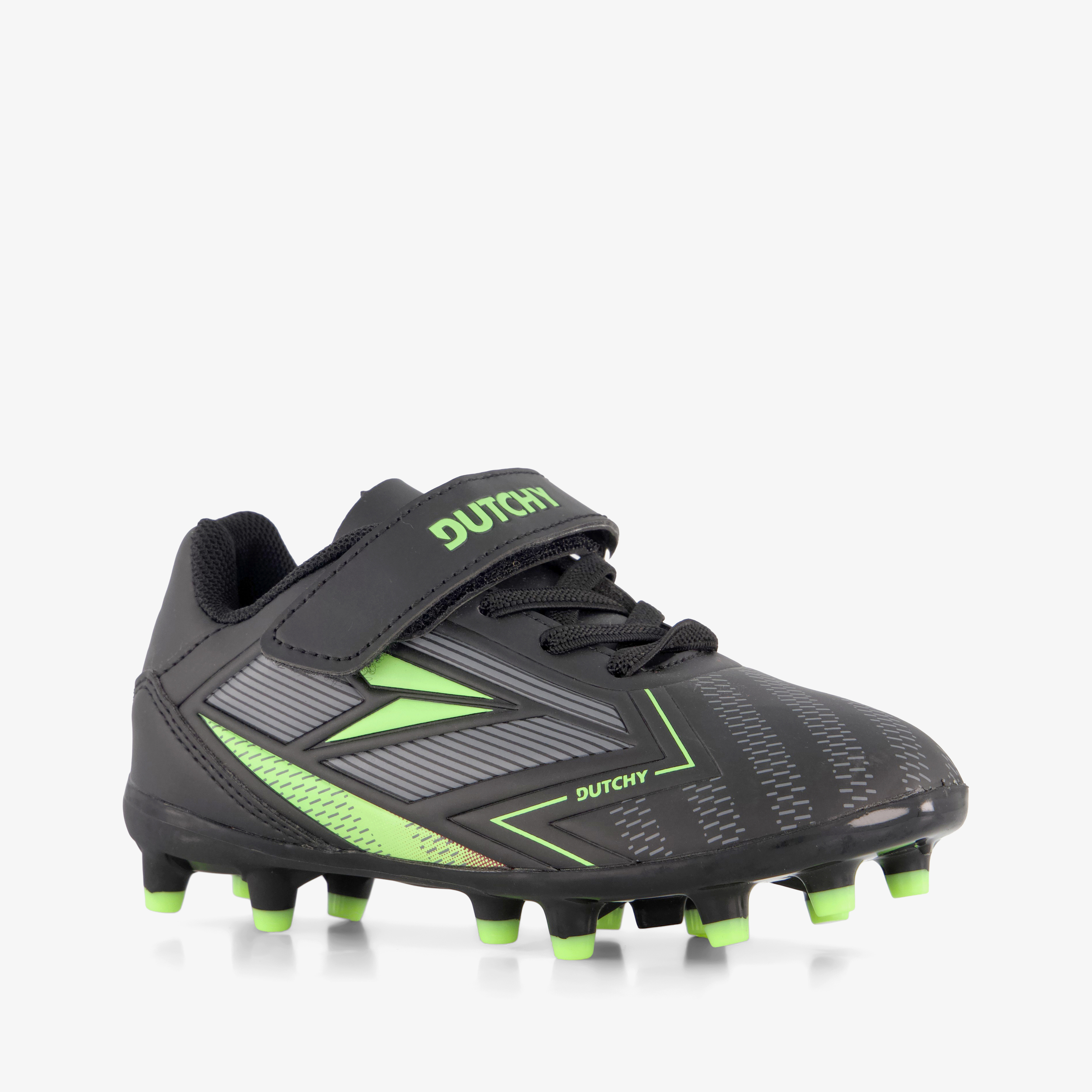 Dutchy Flow FG kinder voetbalschoenen zwart meisjes veldschoenen