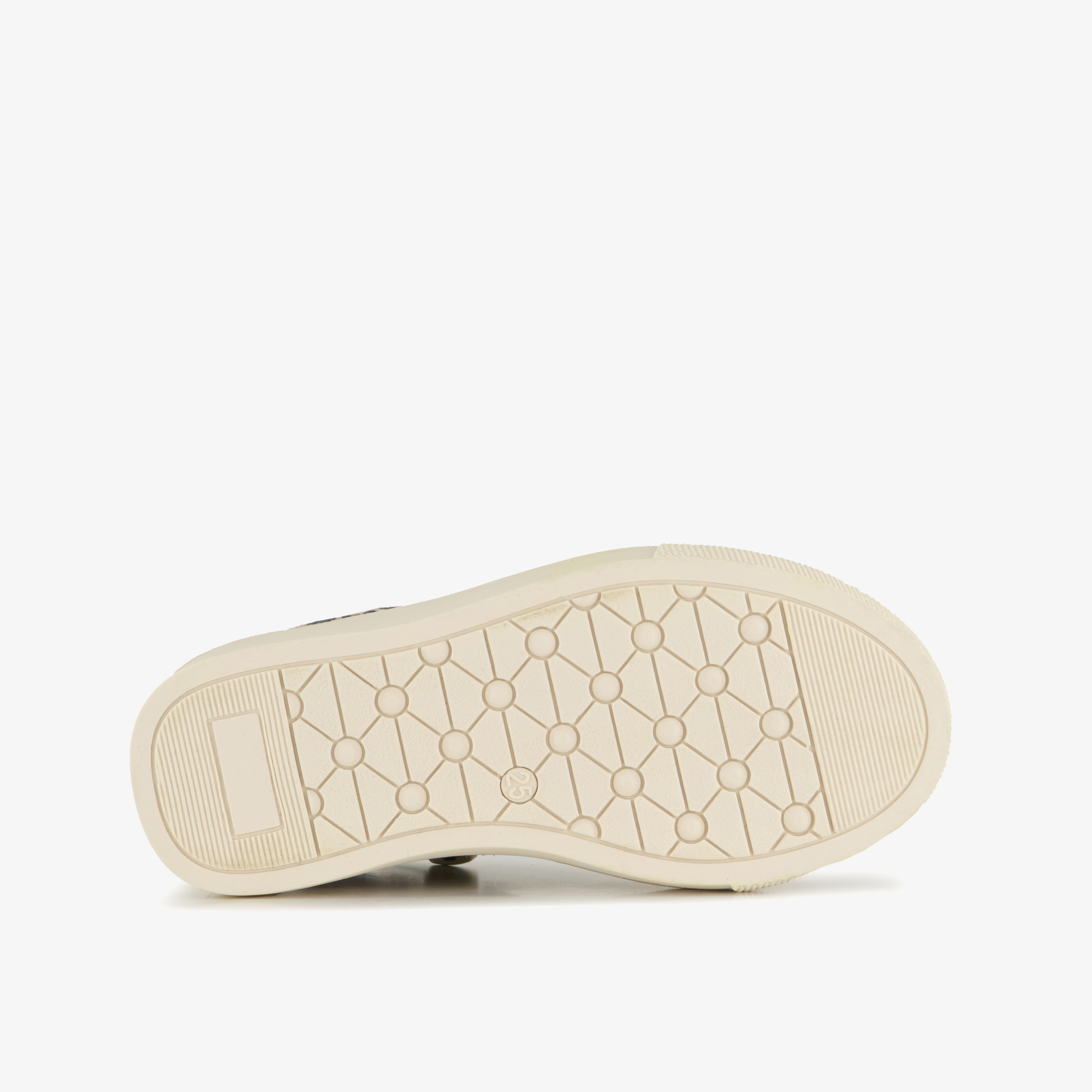 Stap suède meisjes sneakers met panterprint – foto 3