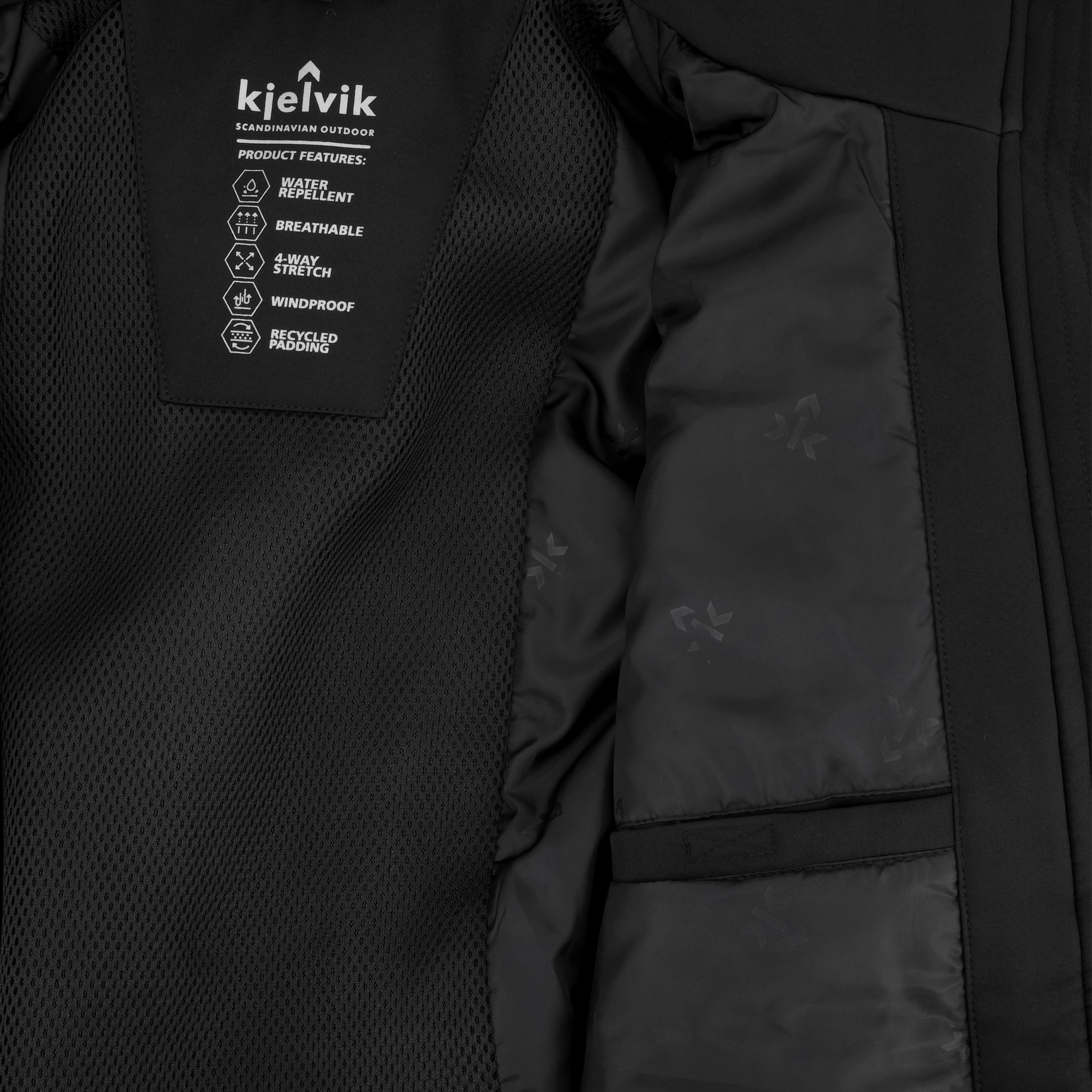 Kjelvik softshell heren outdoor jas zwart jassen – foto 4