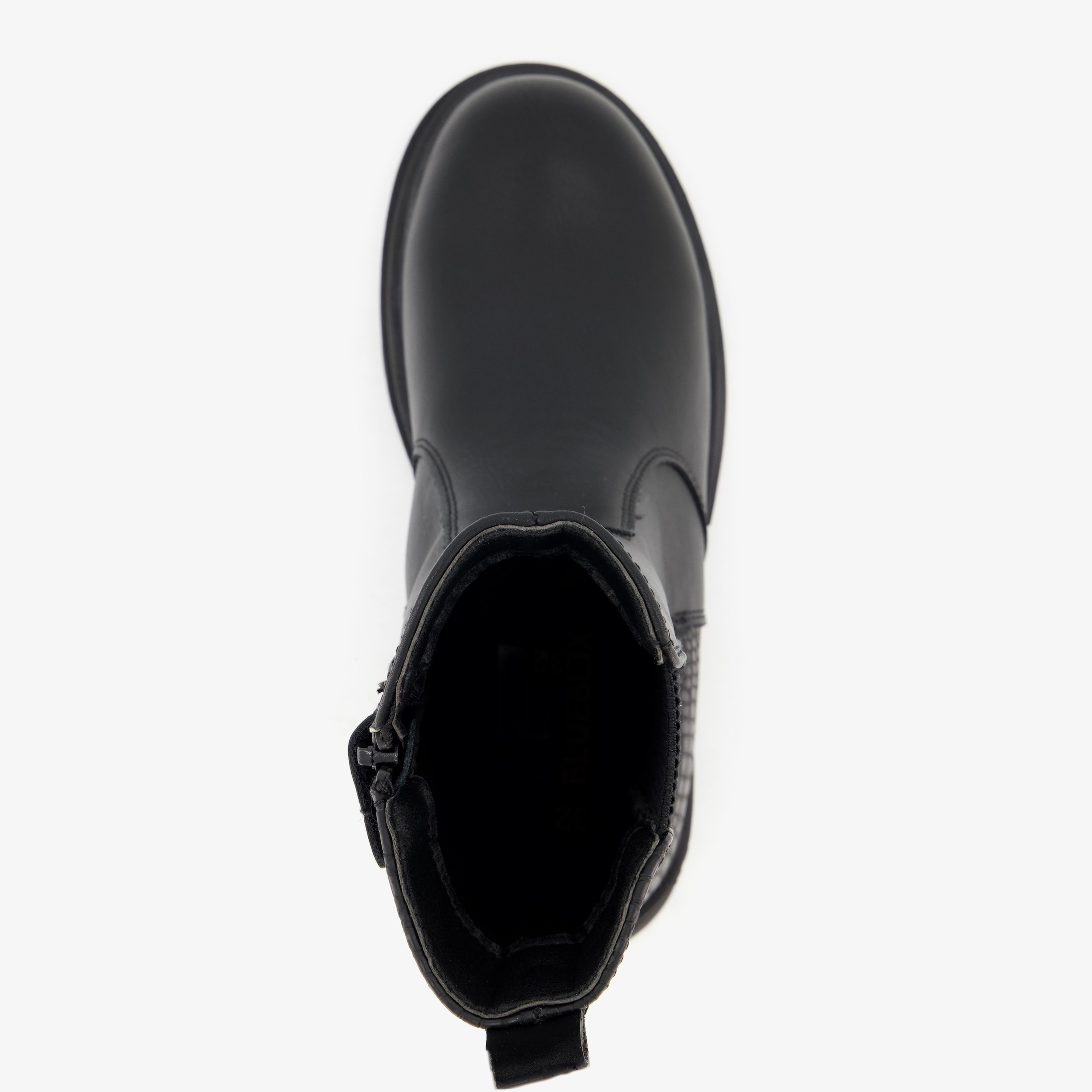 Blue Box meisjes Chelsea boots met croco details zwart – foto 4