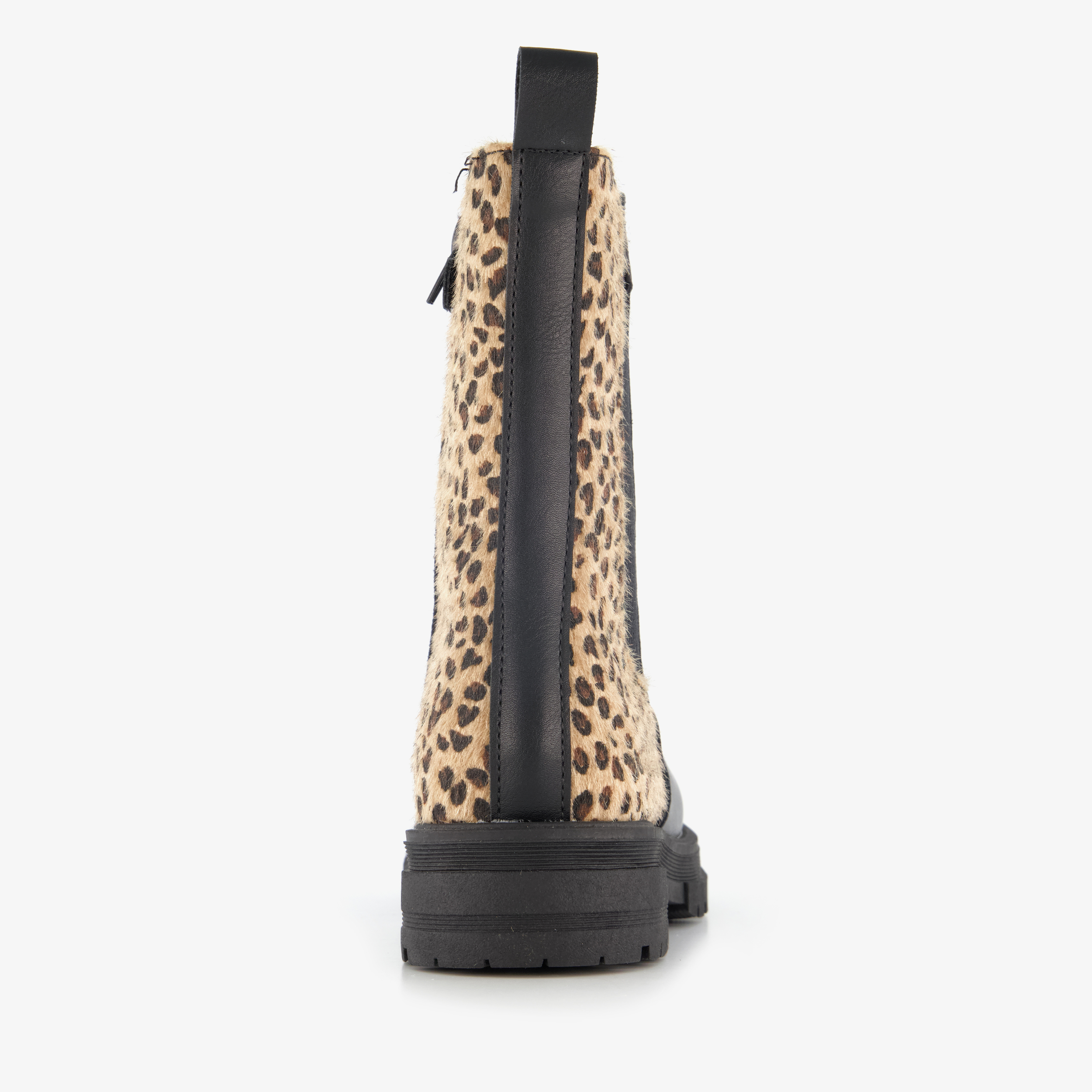 Blue Box meisjes Chelsea boot met luipaardprint zwart – foto 2