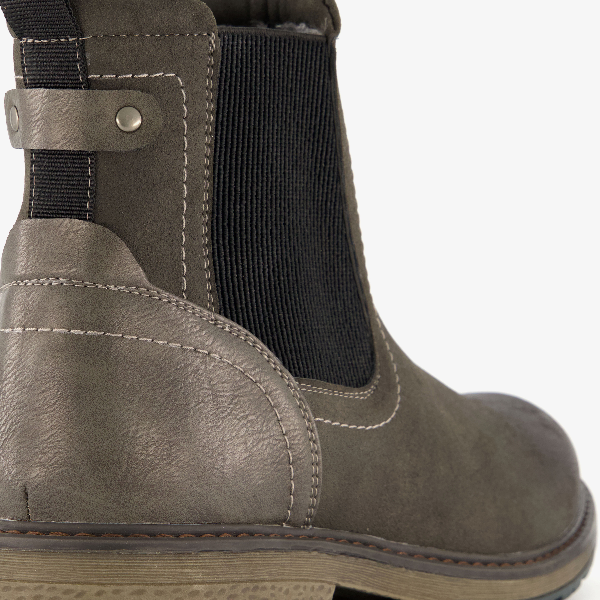 Blue Box heren Chelsea boots grijs – foto 5