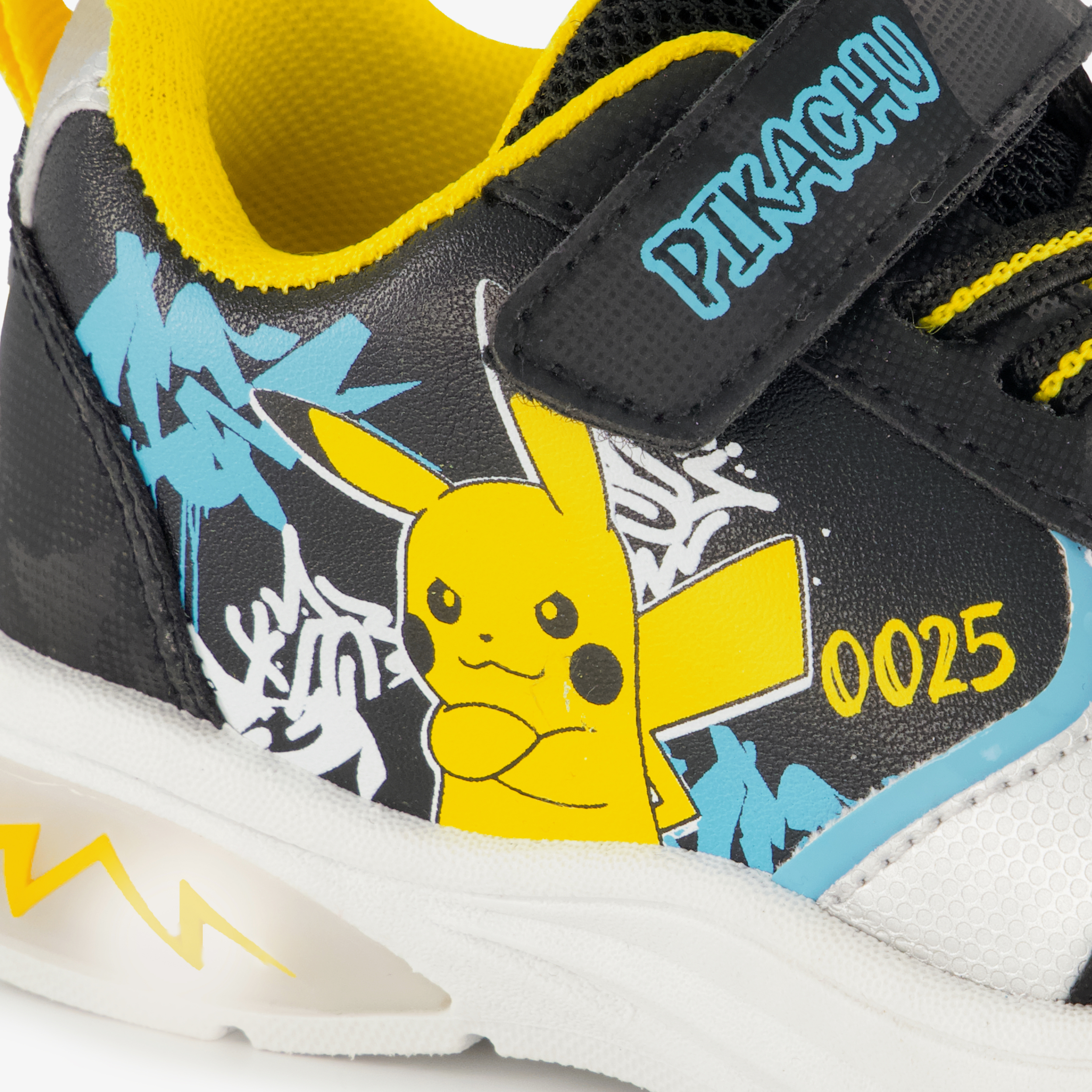 Pokemon jongens sneakers zwart geel – foto 5